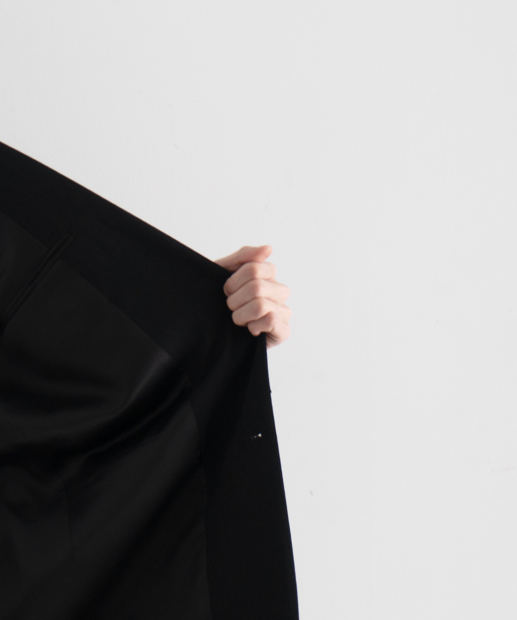 AURALEE Light wool max gabardine jacket "TOP BLACK"