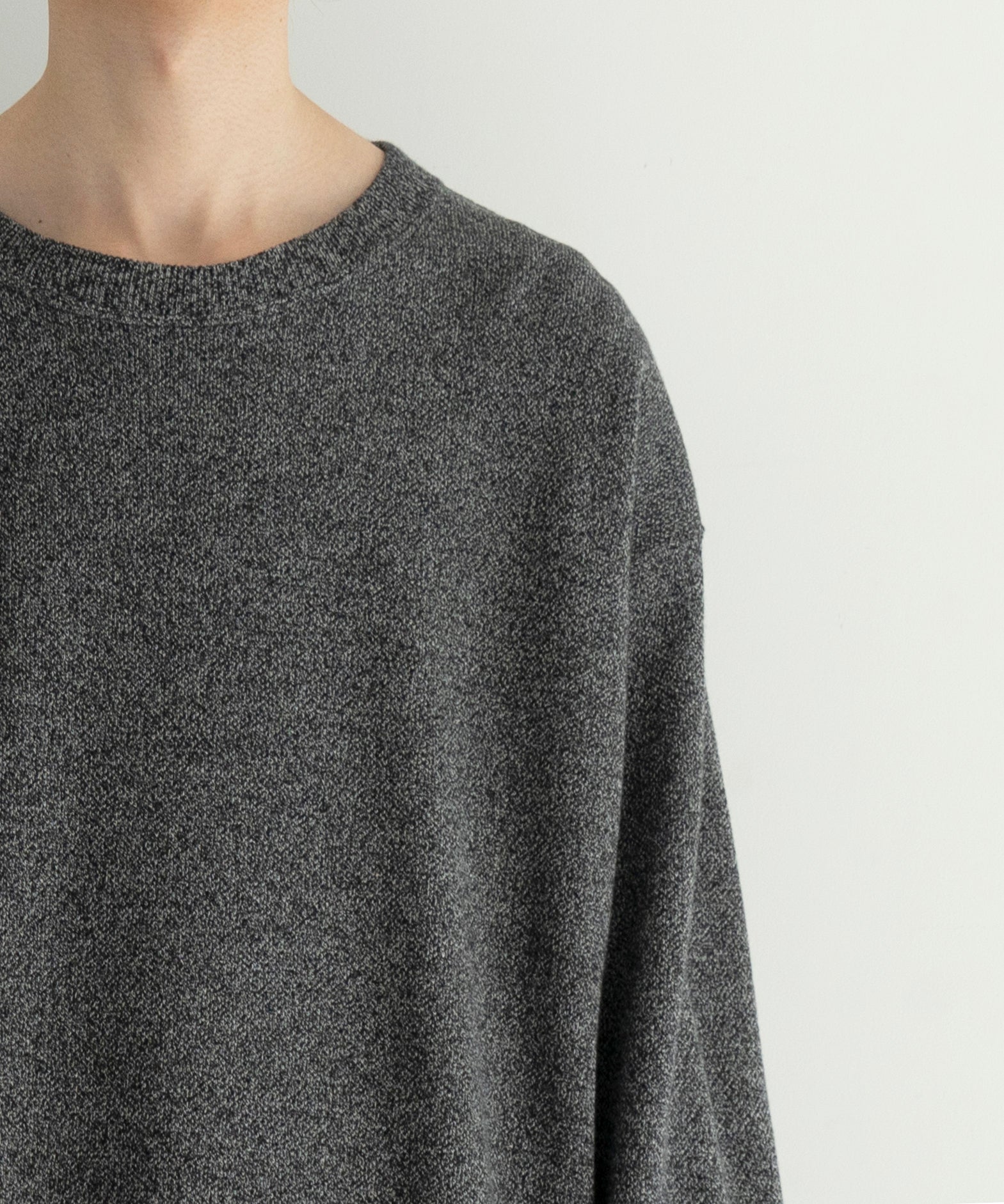 crepuscule Co/ra moss stitch P/O "HEATHER GRAY"