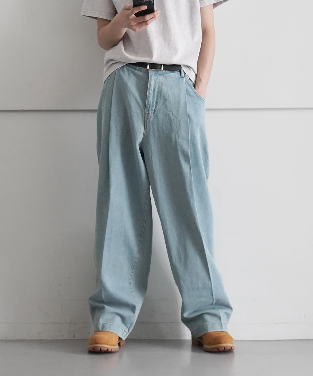 ジーンズ 「EXCLUSIVE」NEONSIGN Drill Wide Denim Pants v1.6 メンズ 