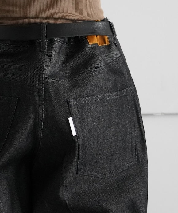 NEONSIGN Wide denim slacks -Rigid- NEONSIGN Wide denim slacks -Rigid-