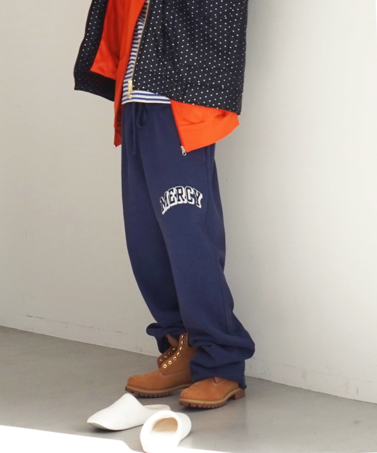 Basketcase Mercy, lounge pants  "NAVY BLUE"