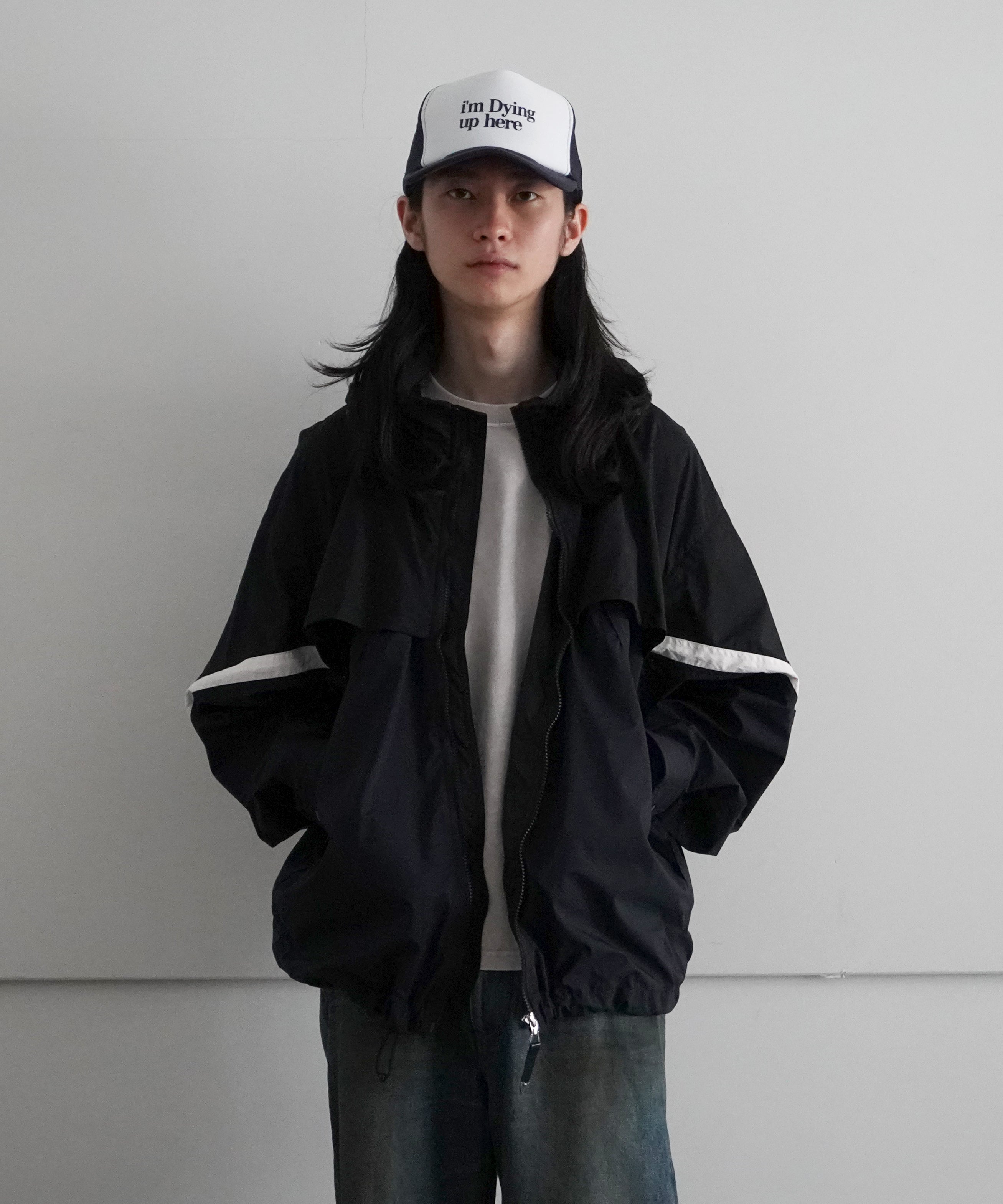 TOGA VIRILIS Ripstop blouson "BLACK"