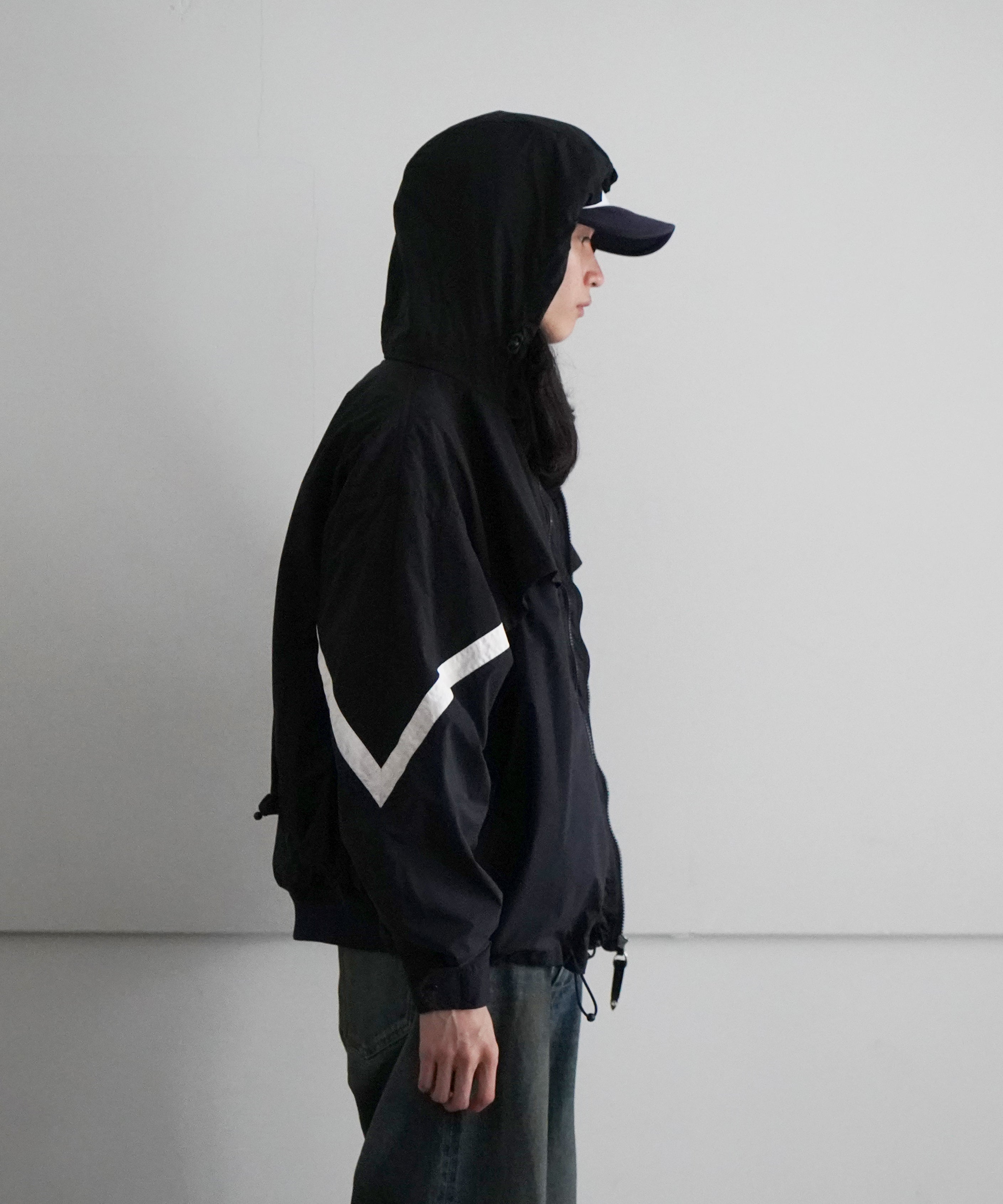 TOGA VIRILIS Ripstop blouson "BLACK"