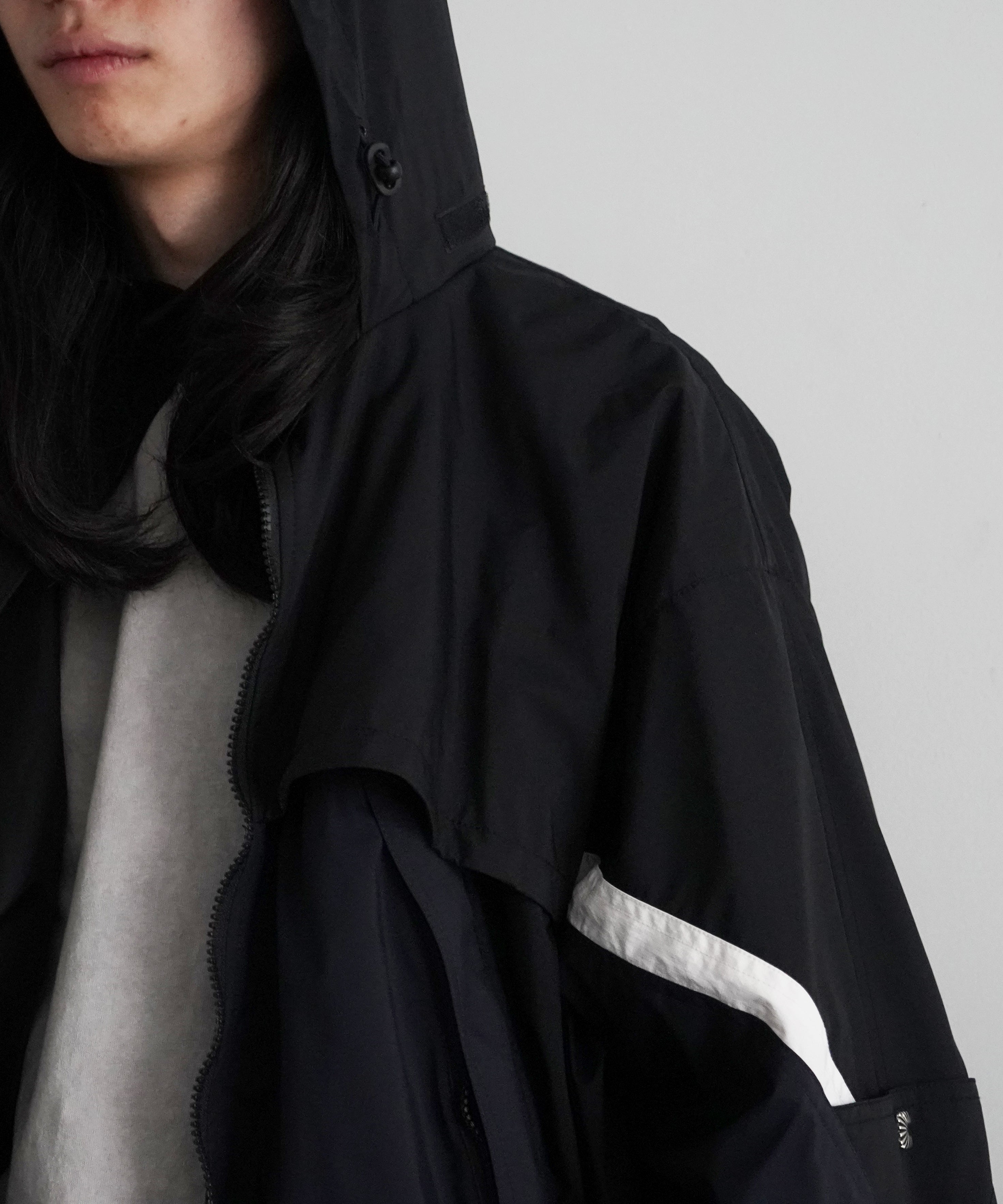 TOGA VIRILIS Ripstop blouson "BLACK"