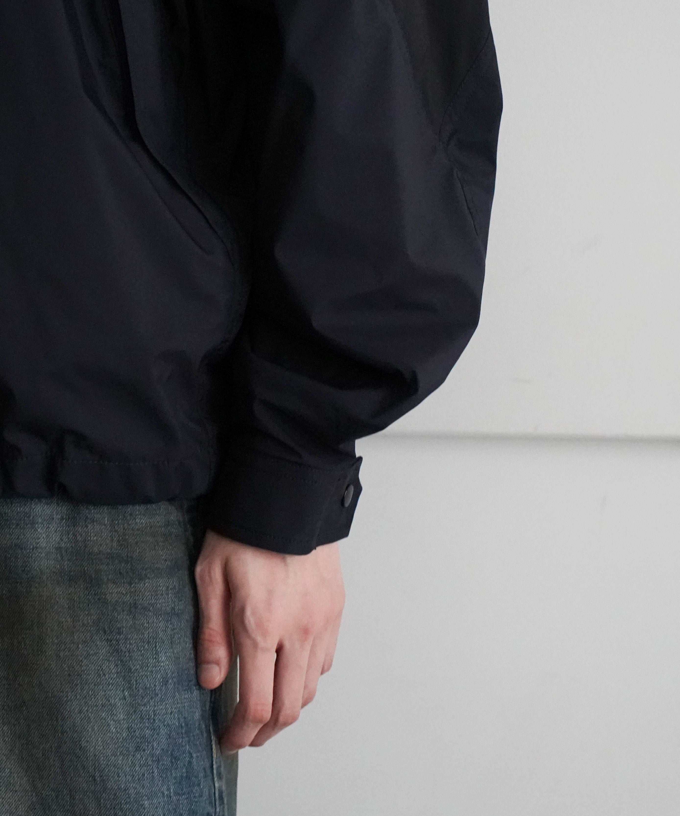 TOGA VIRILIS Ripstop blouson "BLACK"