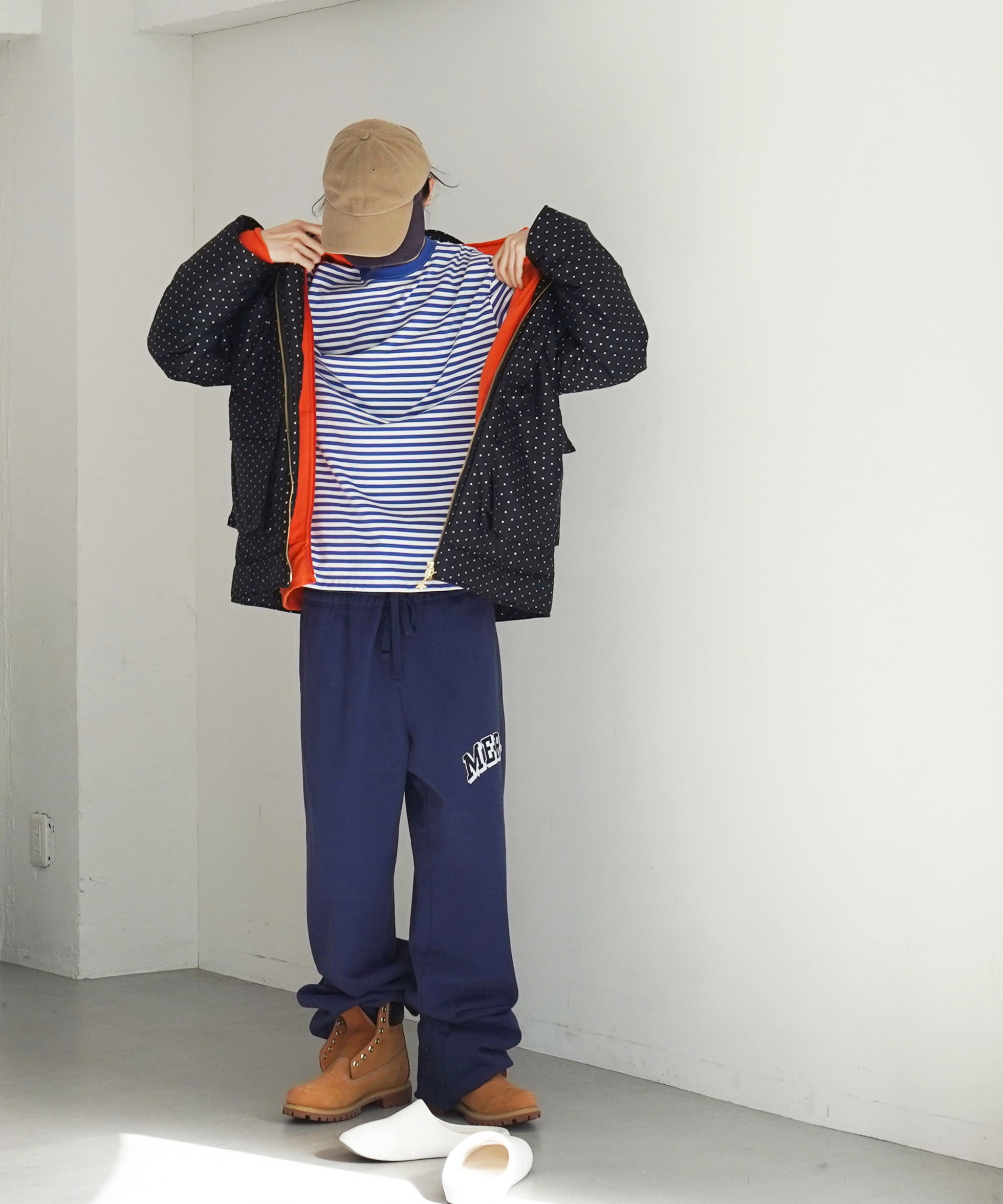 Basketcase Mercy, lounge pants  "NAVY BLUE"