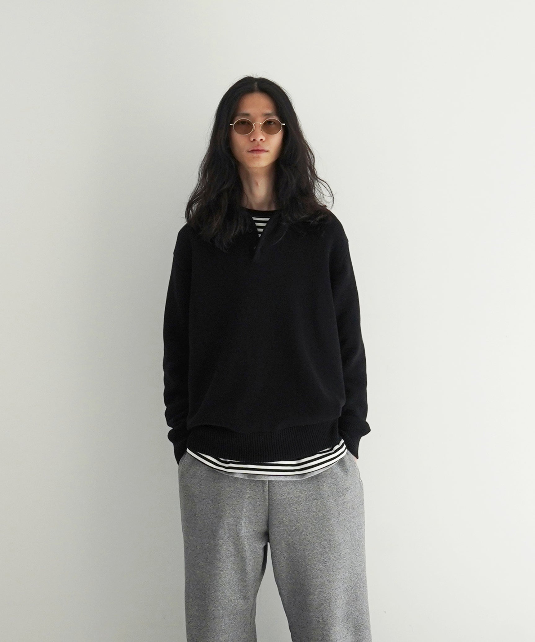 KAIKO Knit polo shirt "D.FIGURE"