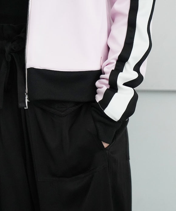 GANNI Sporty Jersey Tracksuits Jacket "BLACK"