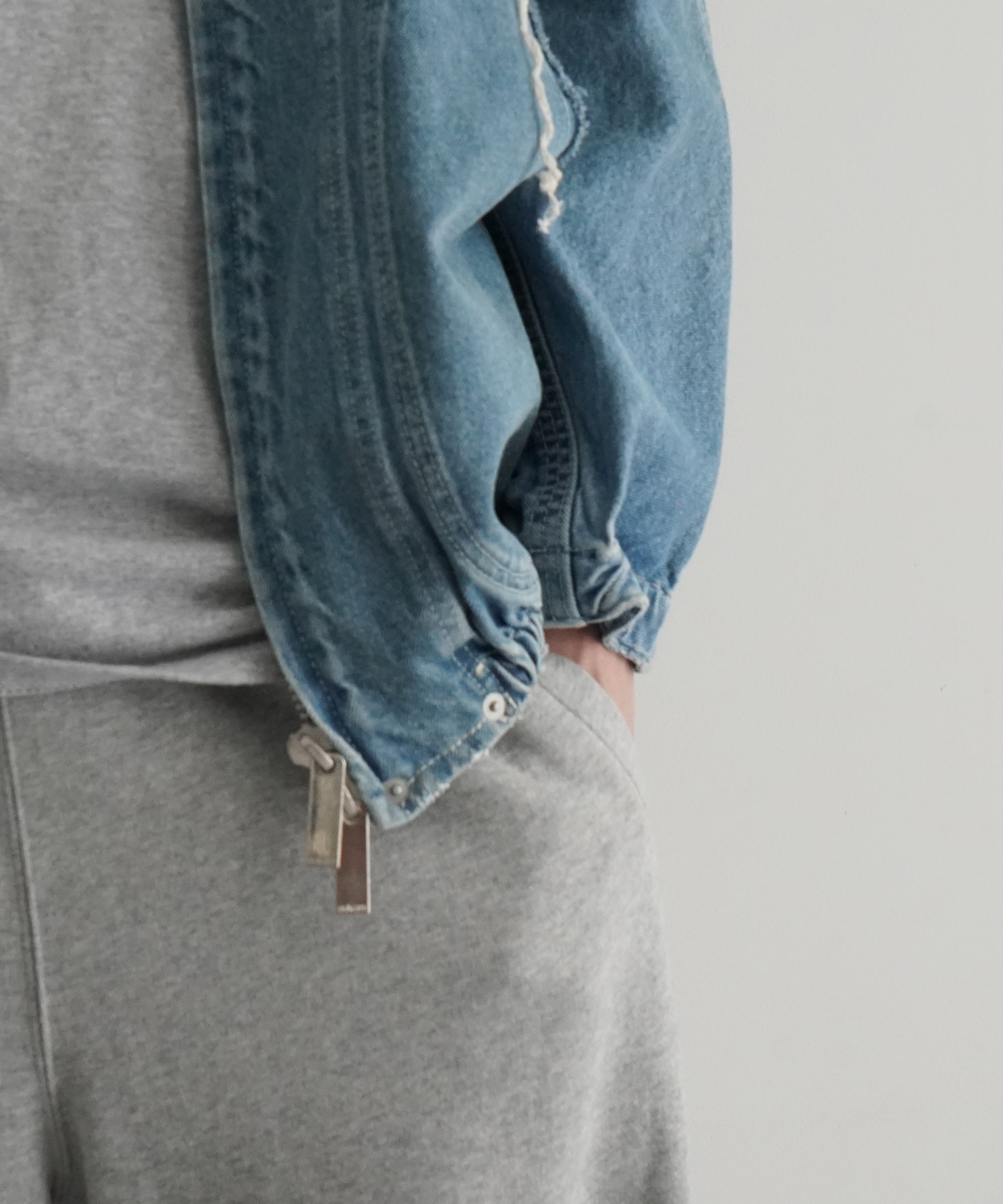 sulvam Dolman zip up jacket "BIO"