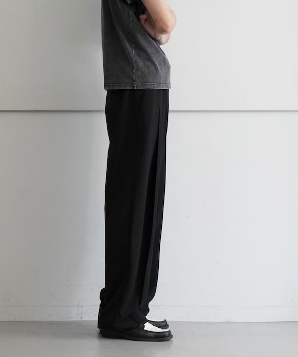 GANNI Light Twill Suiting Relaxed Pleated Pants