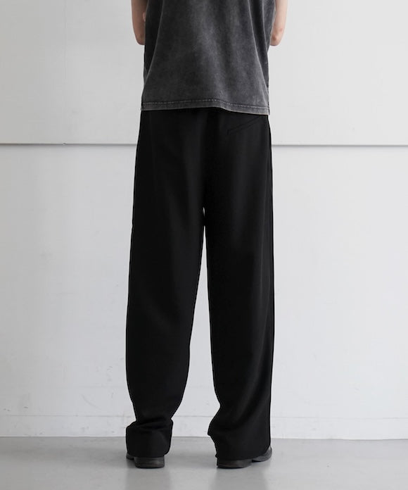 GANNI Light Twill Suiting Relaxed Pleated Pants 