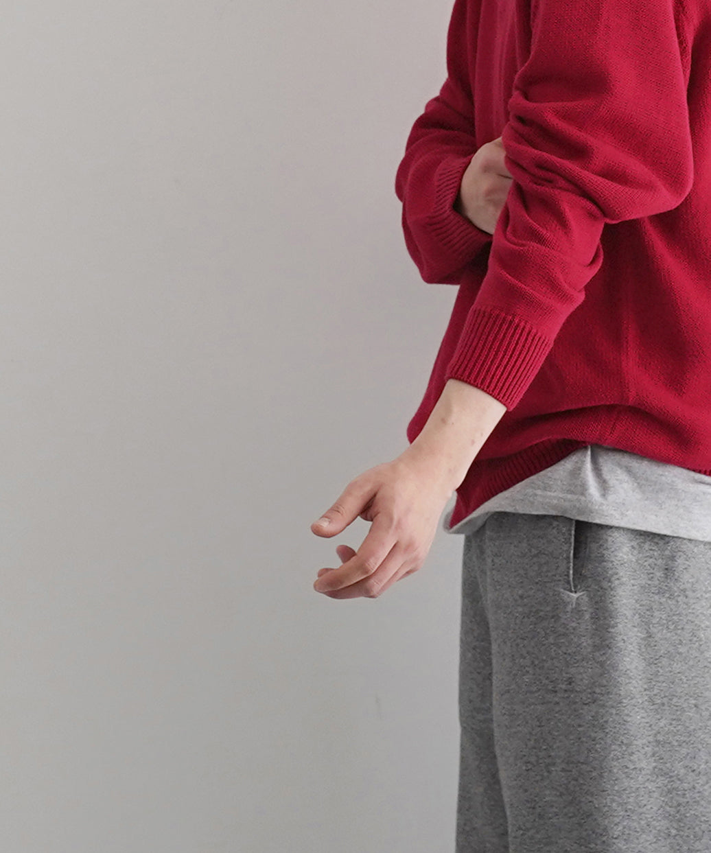 KAIKO Knit polo shirt 2.0 "WINE RED"