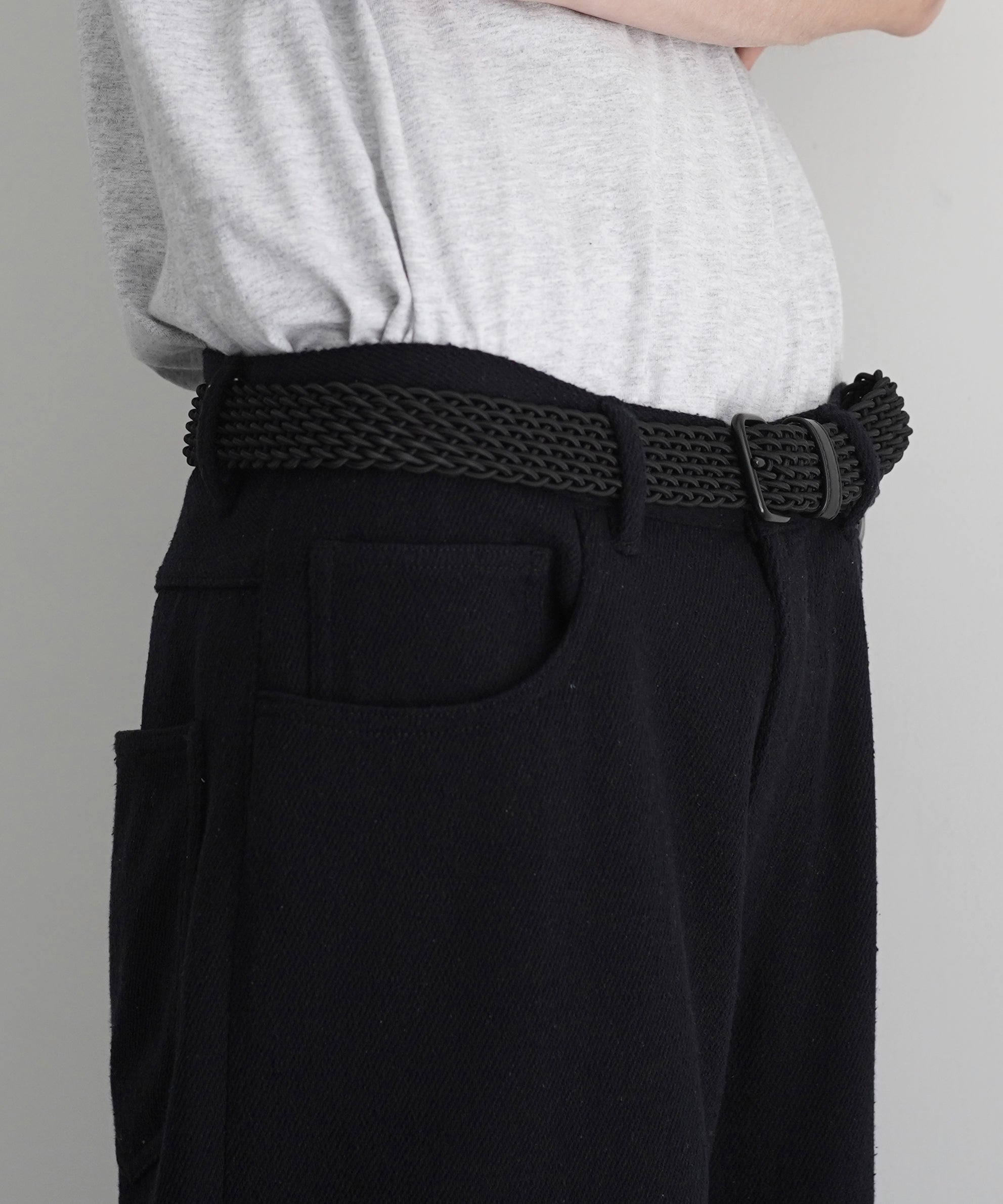 新品未使用　auralee オーラリー　シルクネップデニム　3 AURALEE【オーラリー】Silk nep denim 5p wide pants 