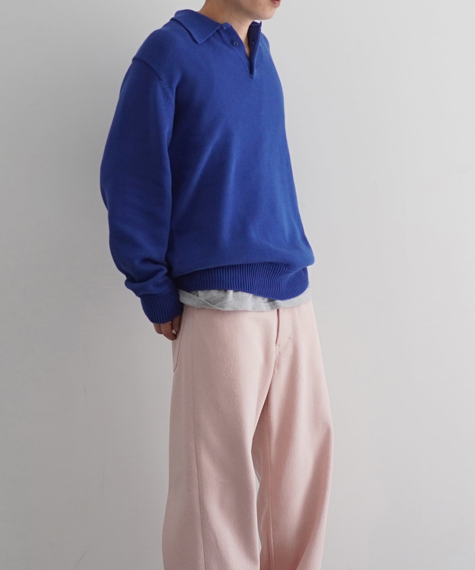 KAIKO Knit polo shirt 2.0 "BLUE"