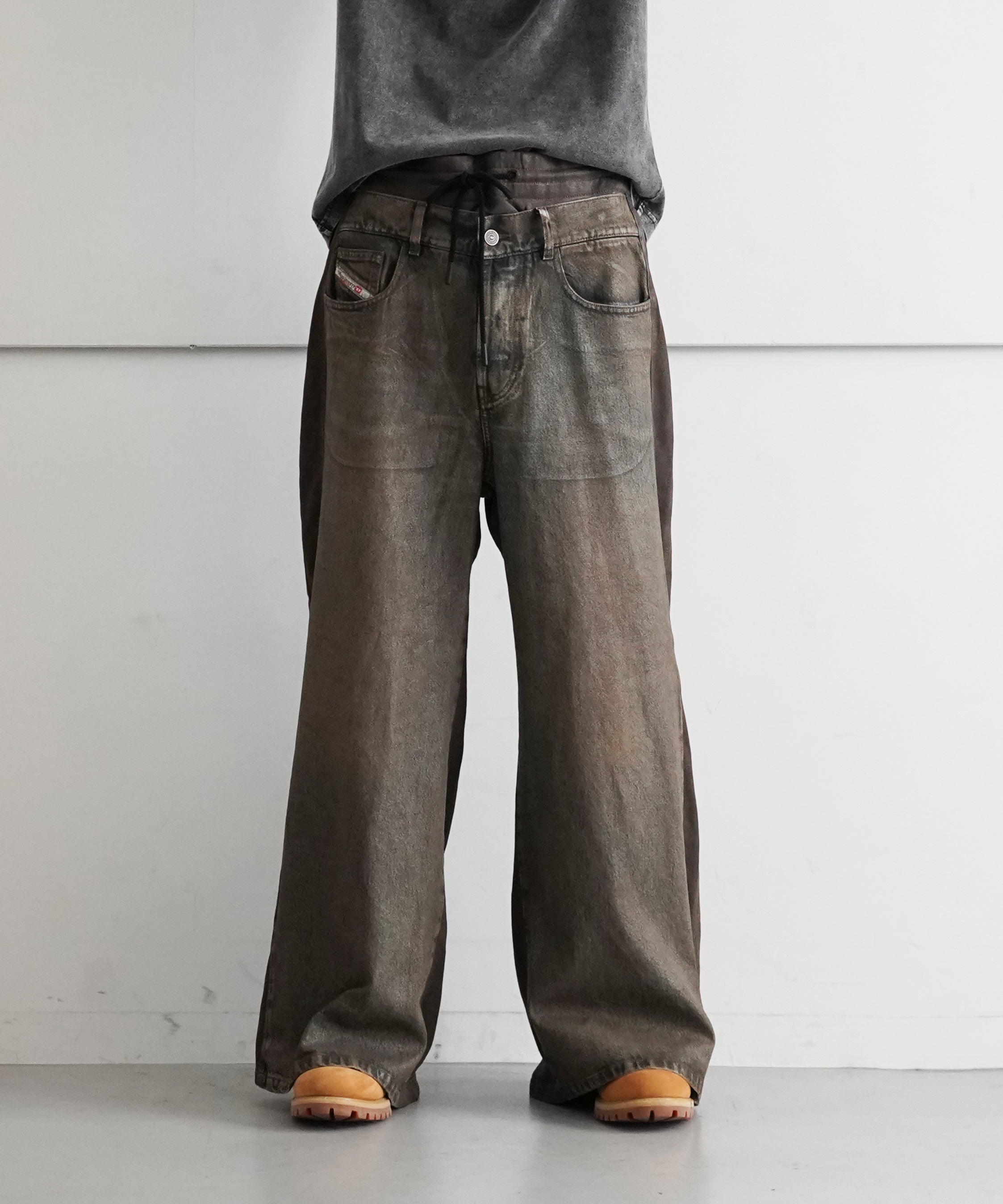 DIESEL 5 POCKETS PANTS "FADED INDIGO"