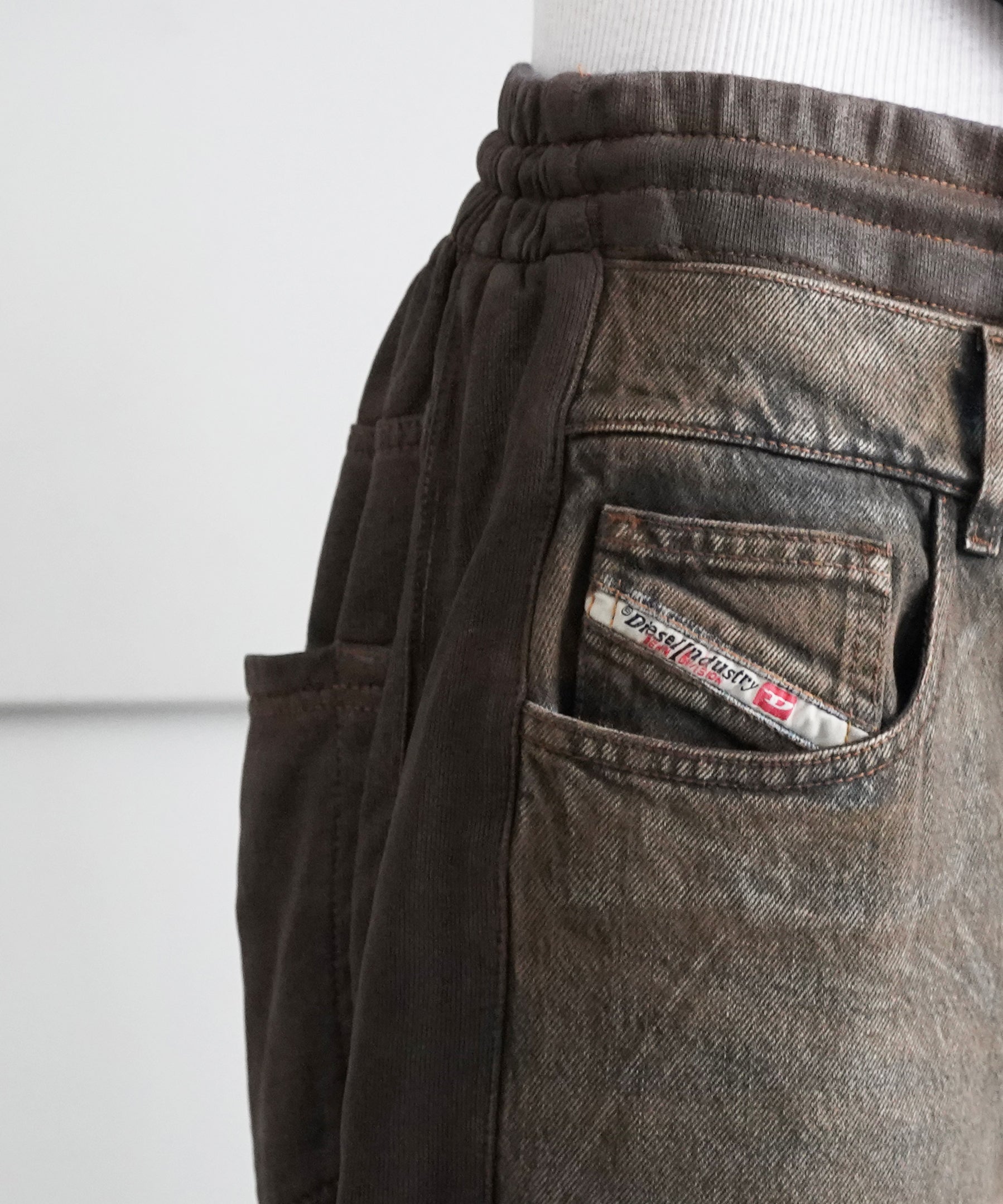 DIESEL 5 POCKETS PANTS "FADED INDIGO"