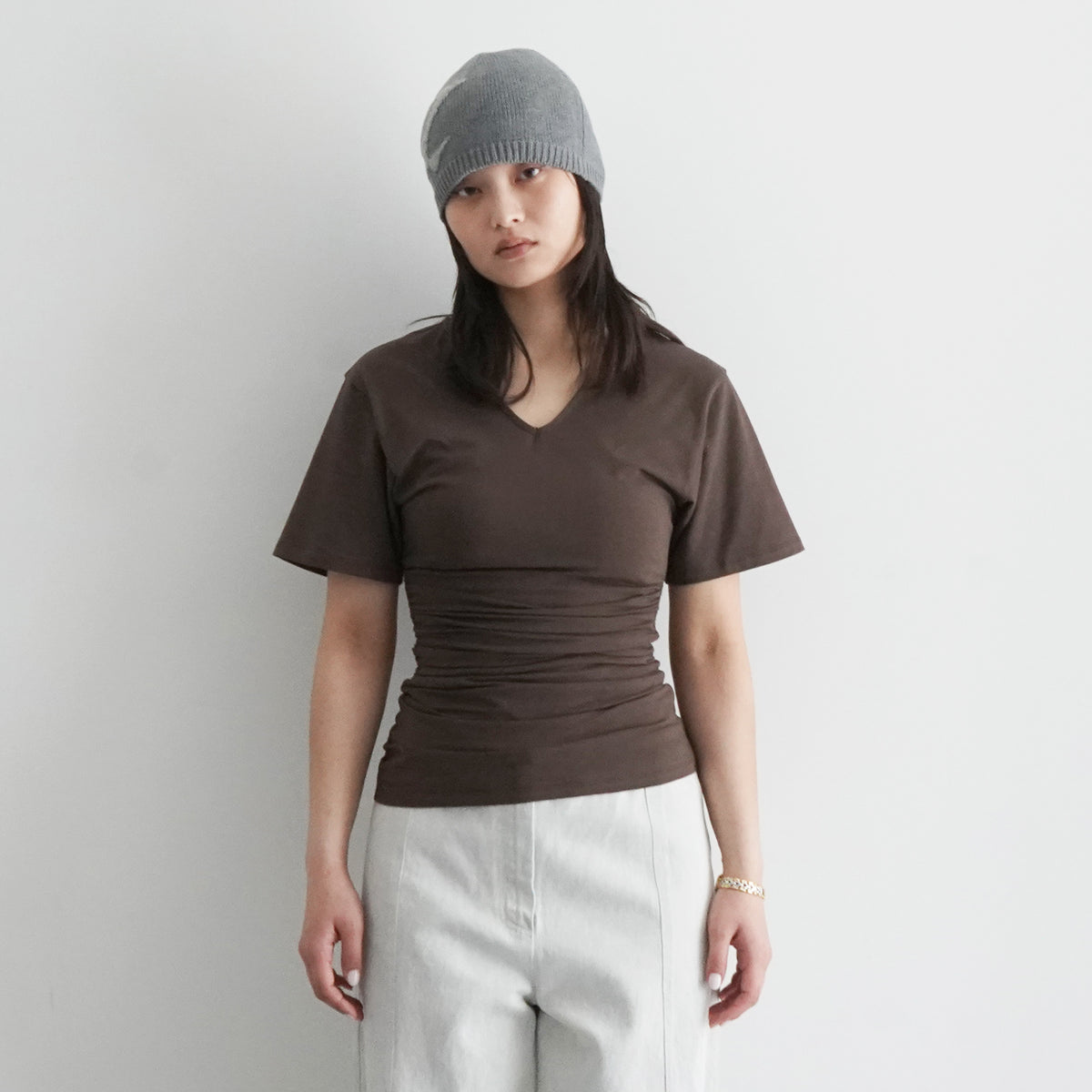 【関税込み】Paloma Wool ブラウン Mes トップス Paloma Wool【パロマウール】mess 