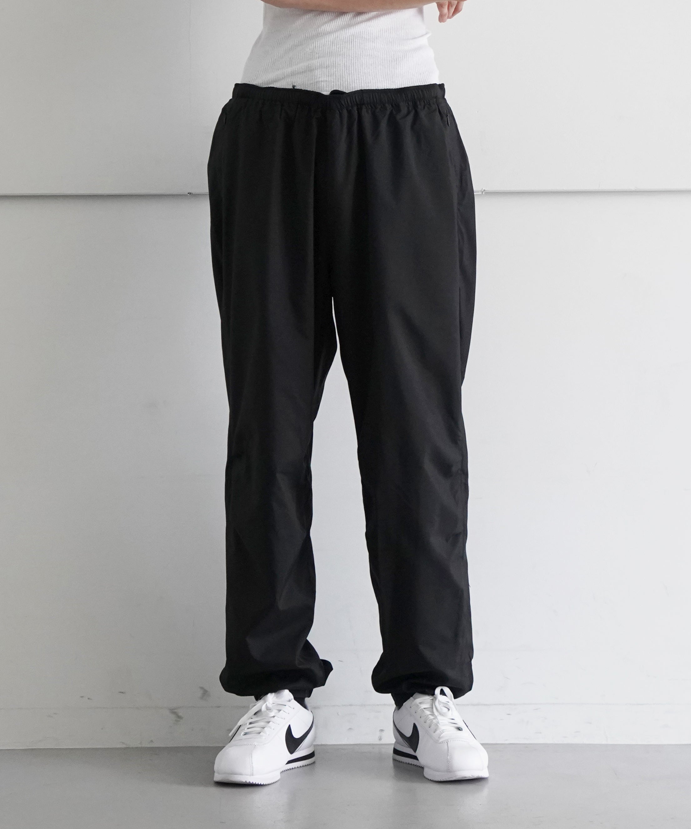 NEEDLES S.B Pant - Poly Brushed Totteta "BLACK"