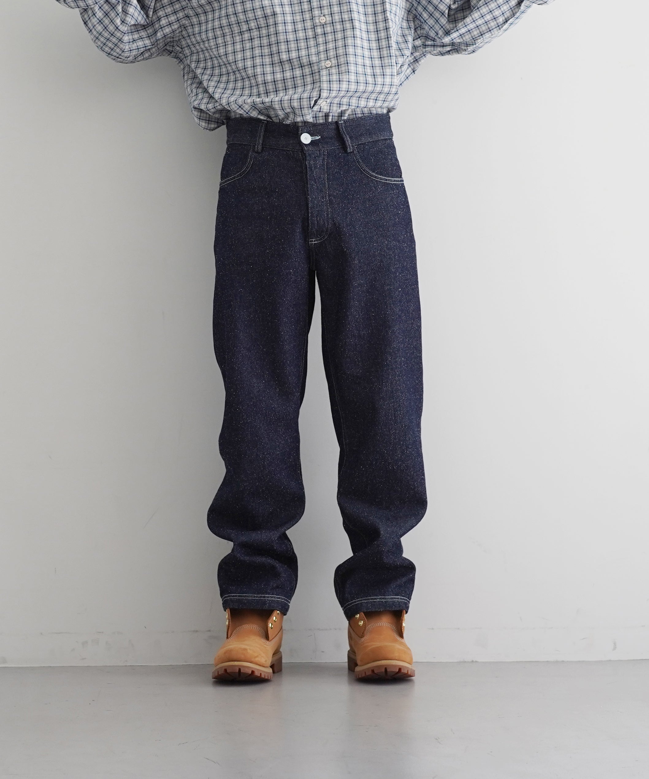 Baserange Tajo pants men "INDIGO BLUE"