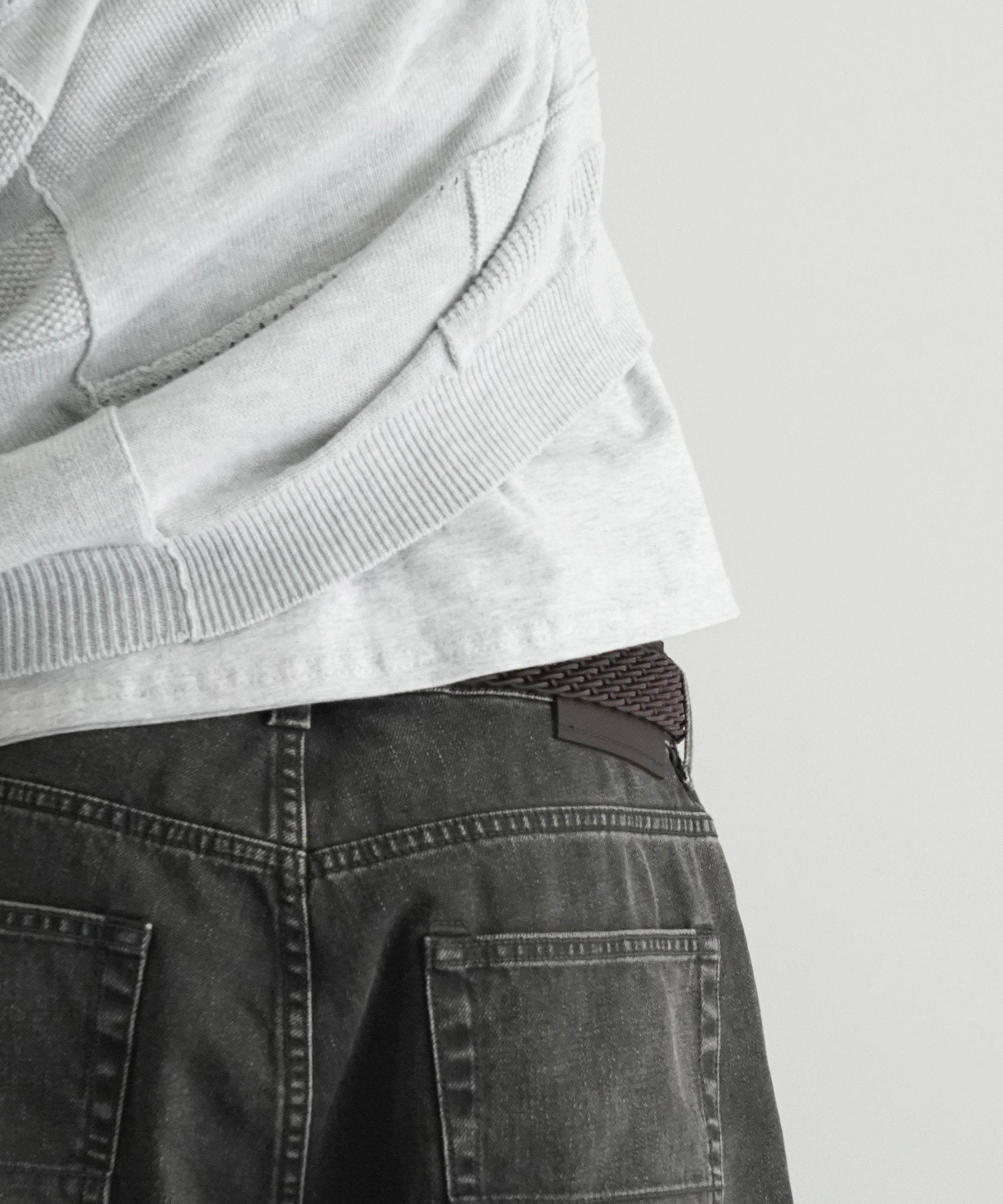 OUR LEGACY Third cut "BLACK COATED WASH"