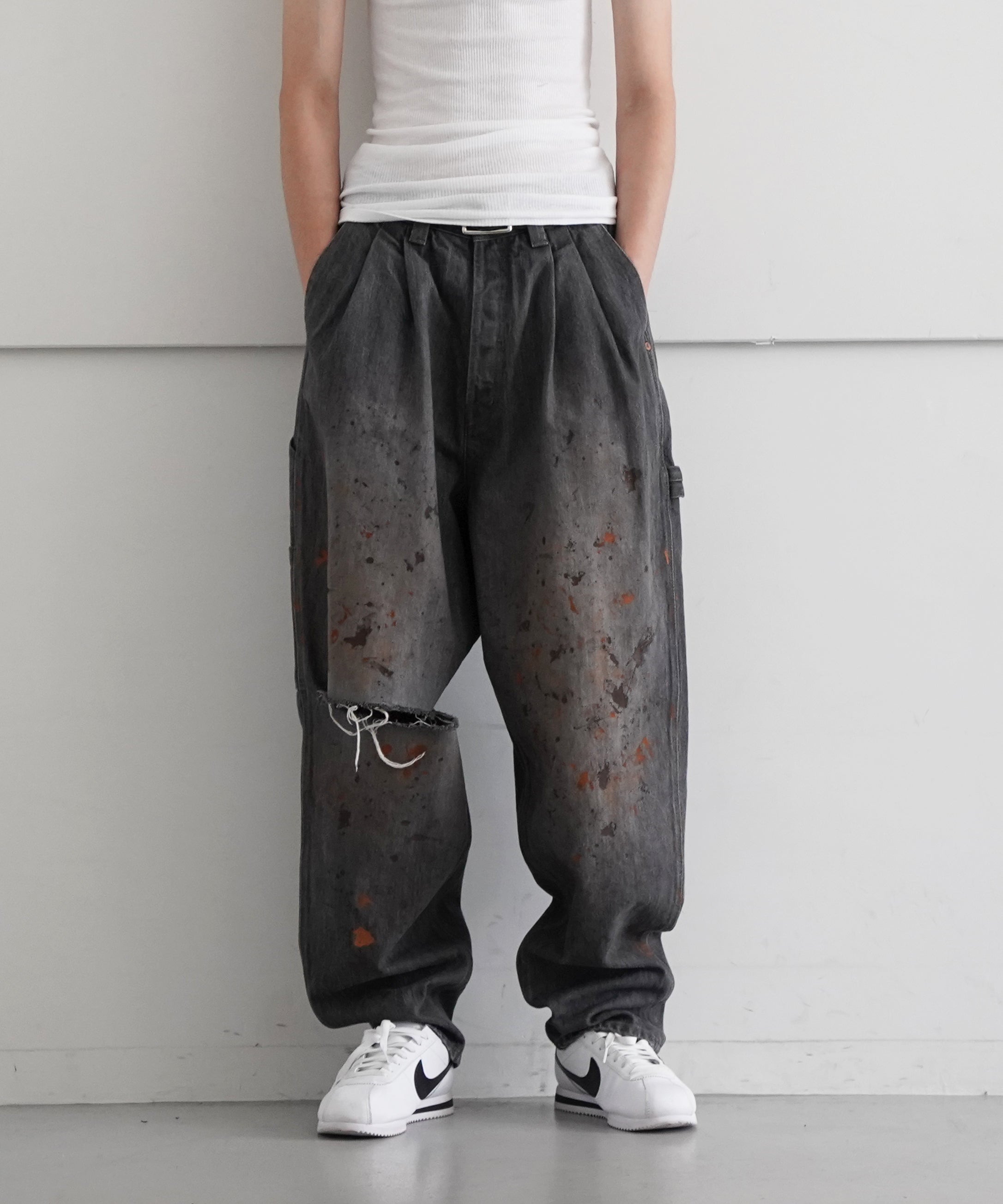 doublet【ダブレット】denim painter pants 