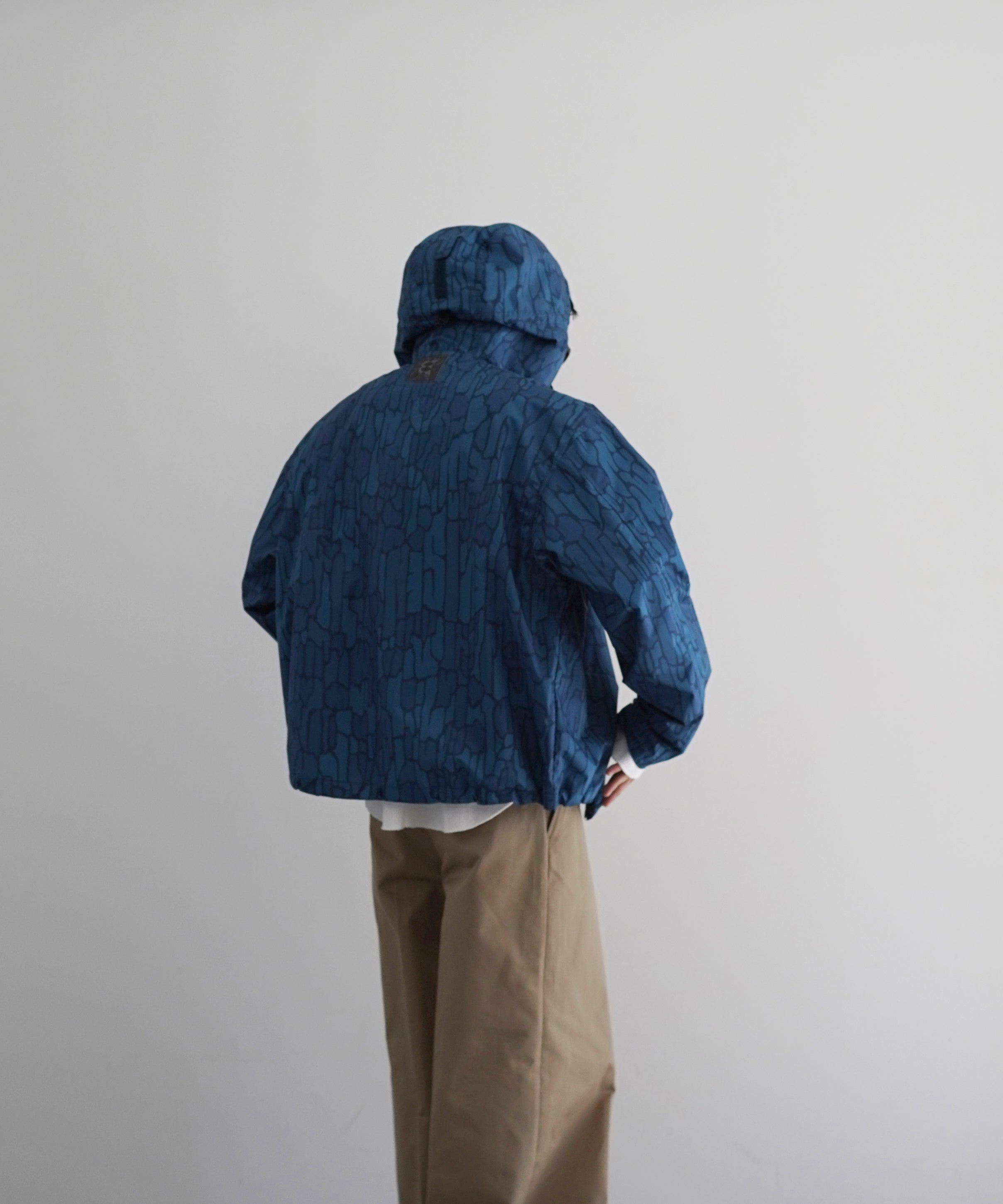 Evisen Skateboardsゑ Tree camo mountain jacket "BLUE"