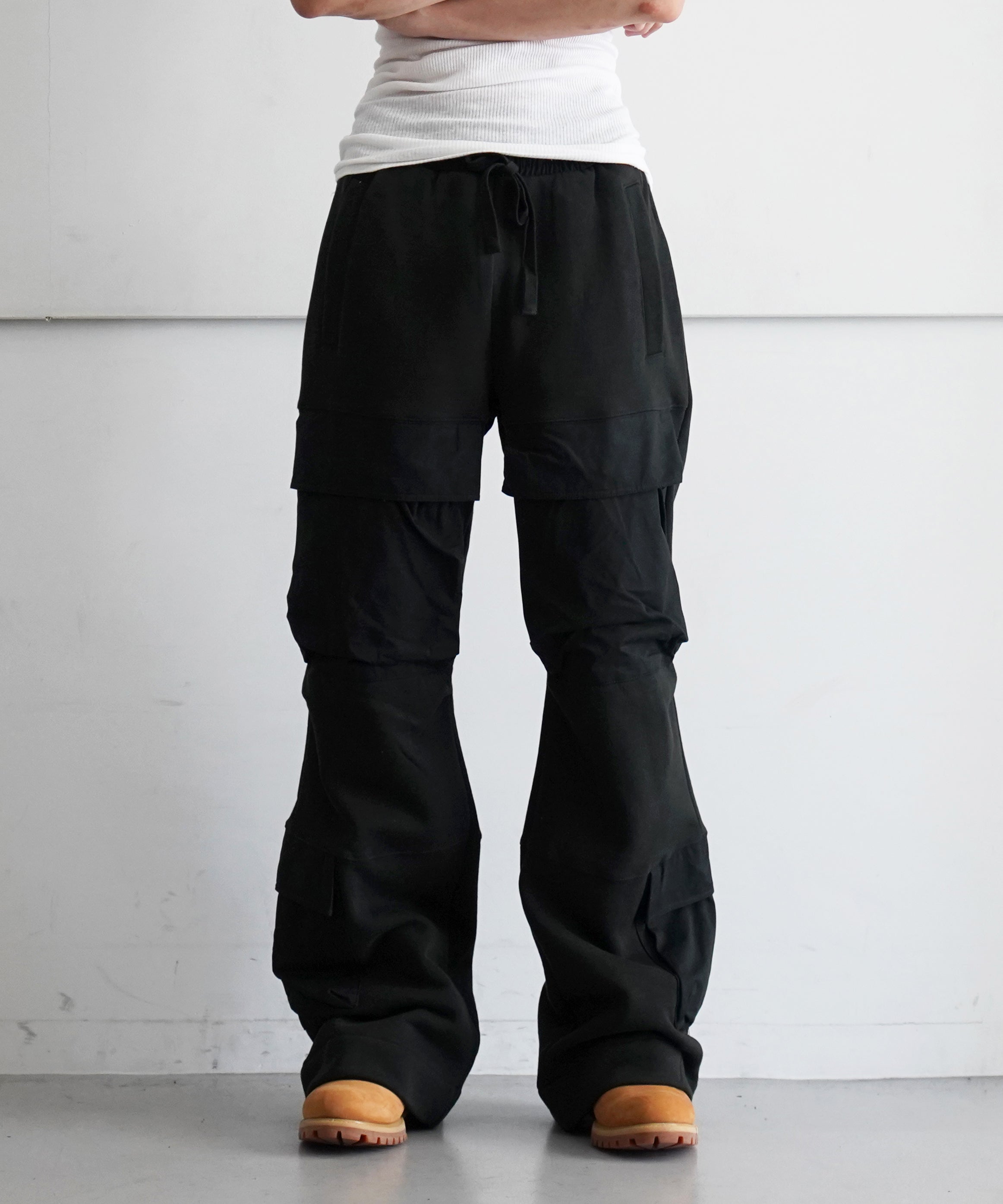 ENTIRE STUDIOS UTILITY SWEATS "WASHED BLACK"