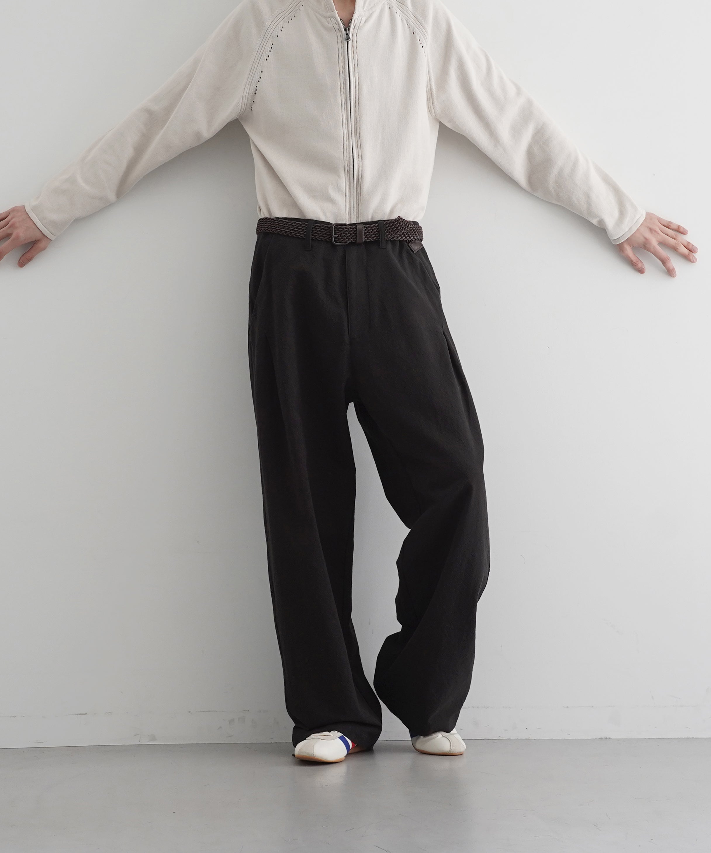 SAN SAN GEAR Weave taped pants "GREY"