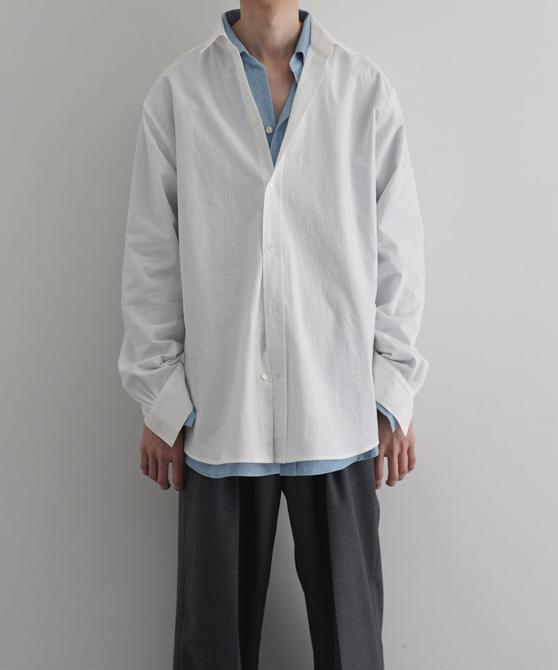 NEONSIGN Unfinished shirt 2.0 "OFF WHITE"