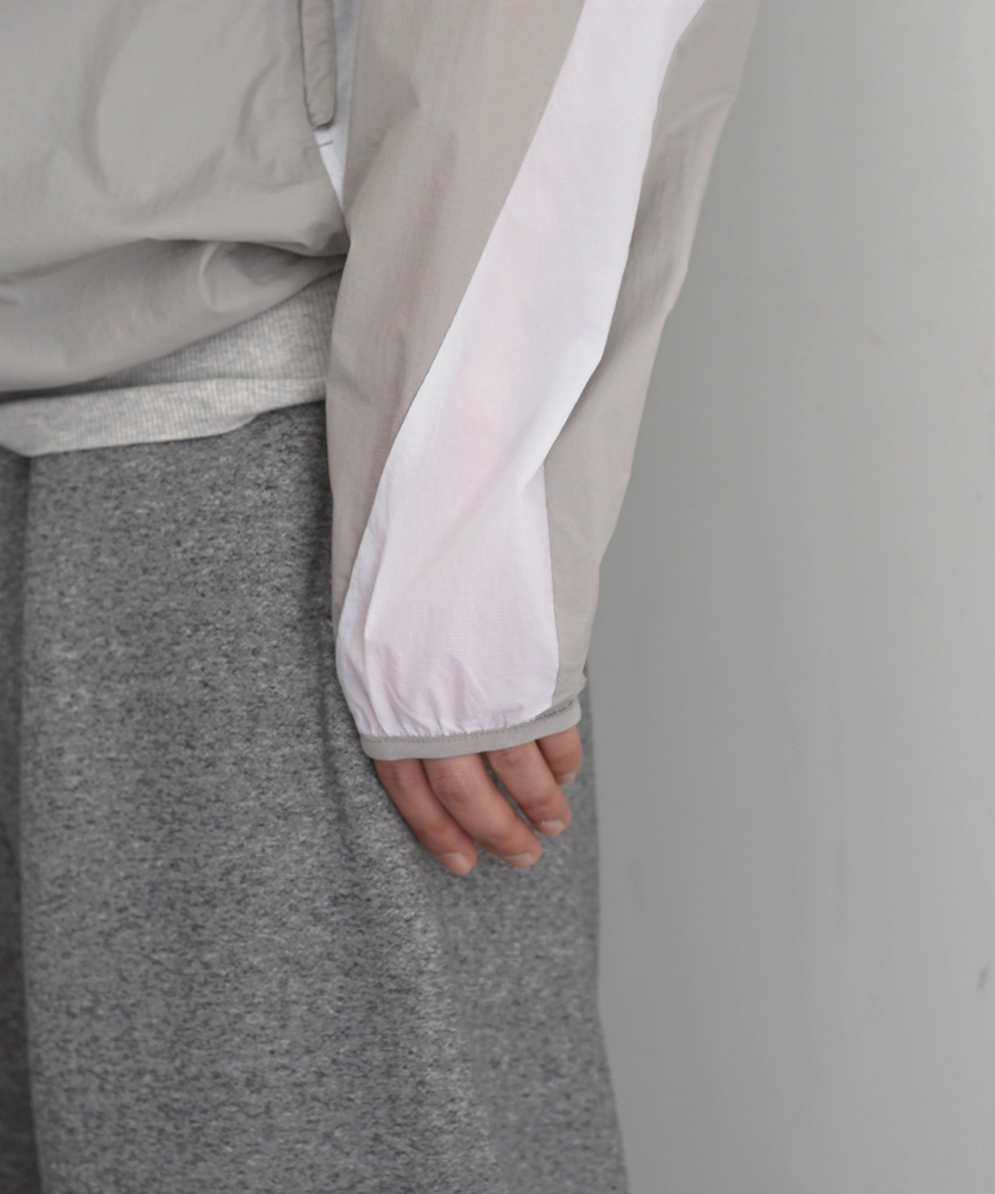 SAN SAN GEAR Paneled jacket "GREY"