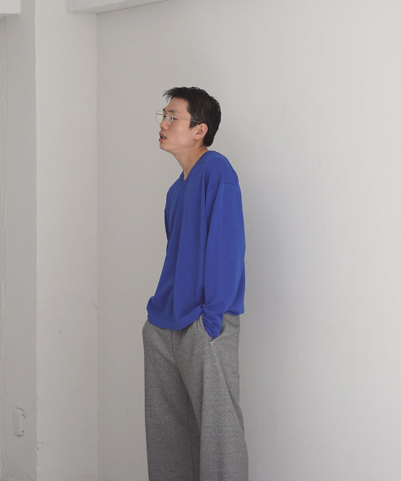 【EXCLUSIVE】crepuscule Washi v/n pullover "WHITE"