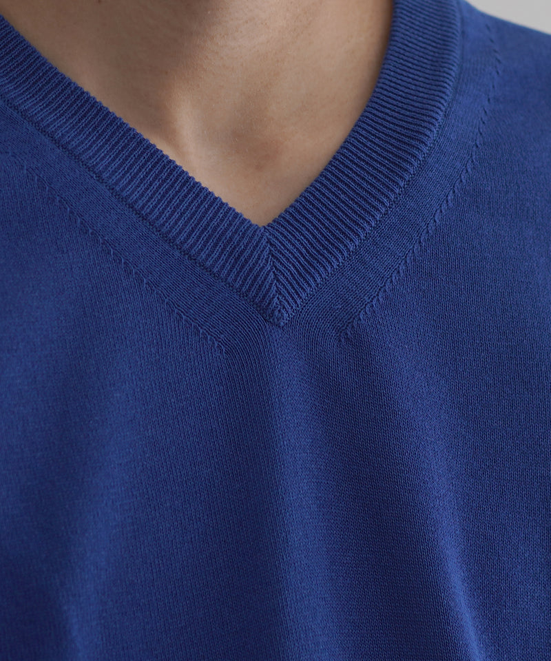 【EXCLUSIVE】crepuscule Washi v/n pullover "BLUE"