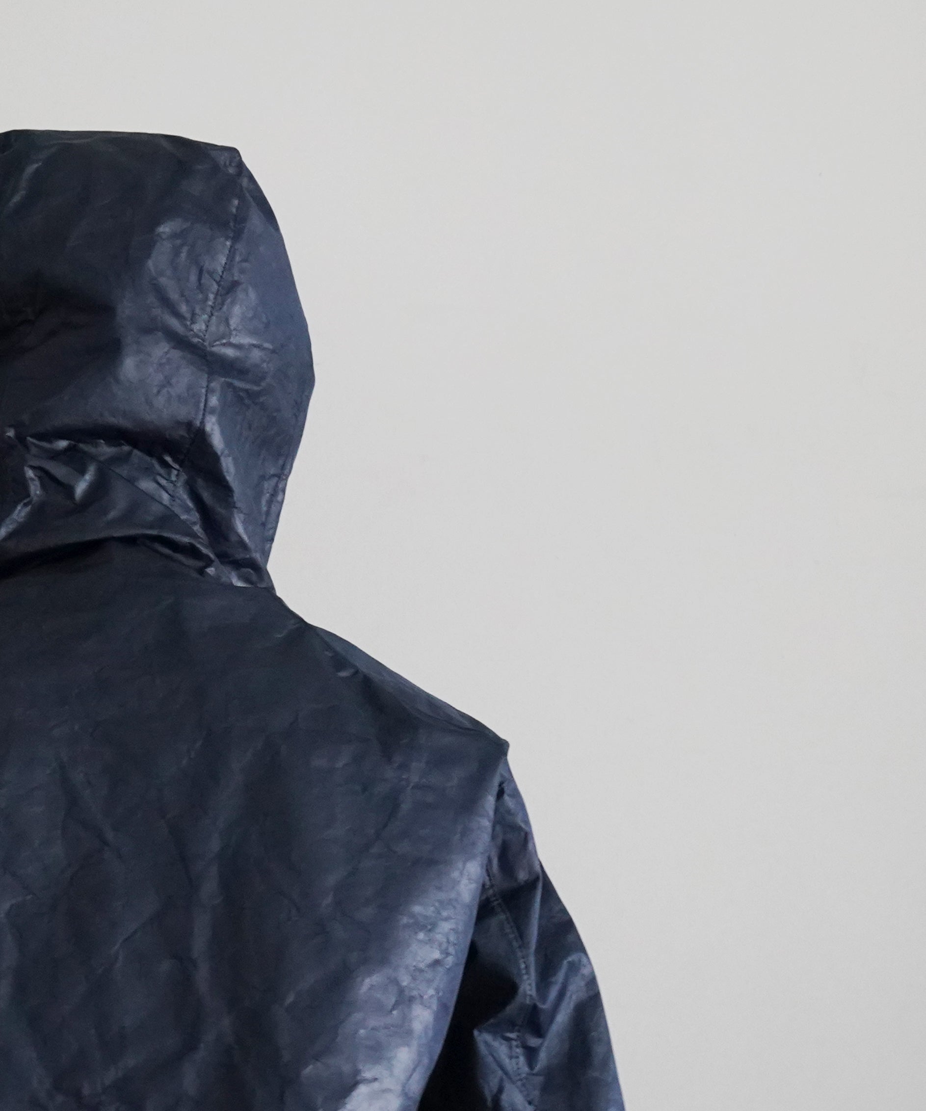 OPPOSE DUALITY T-1000 Short Parka "NAVY ×ALUMINIUM"