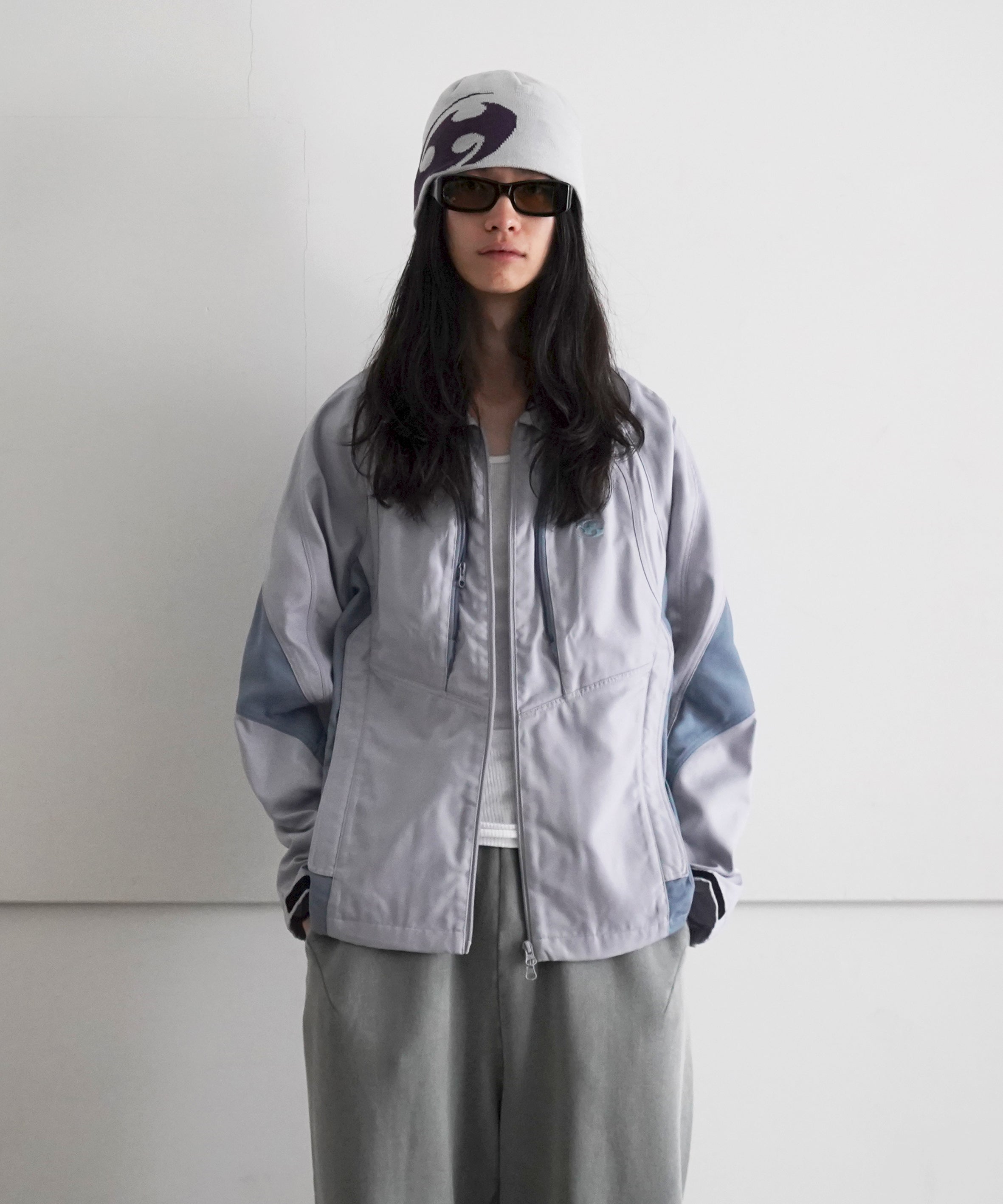 SAN SAN GEAR PANELED TWILL JACKET "GREY"