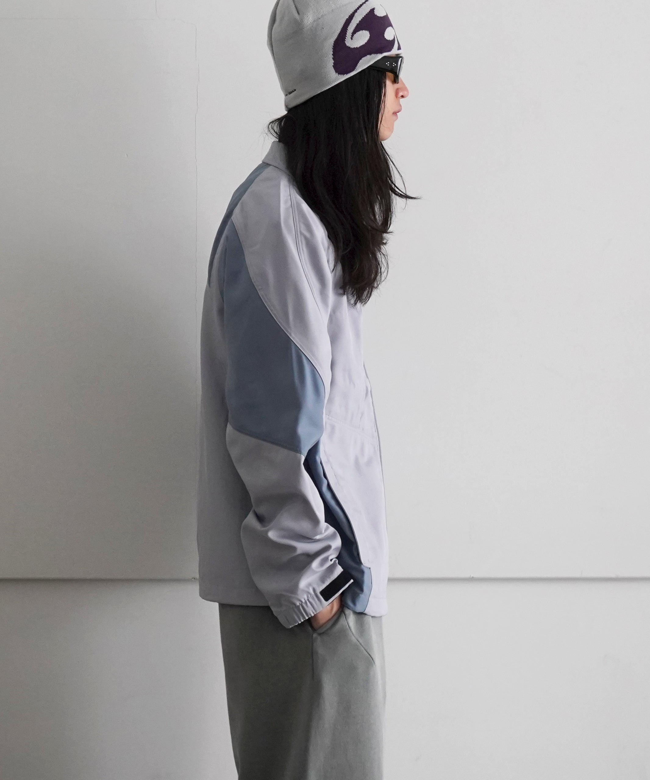 SAN SAN GEAR PANELED TWILL JACKET "GREY"