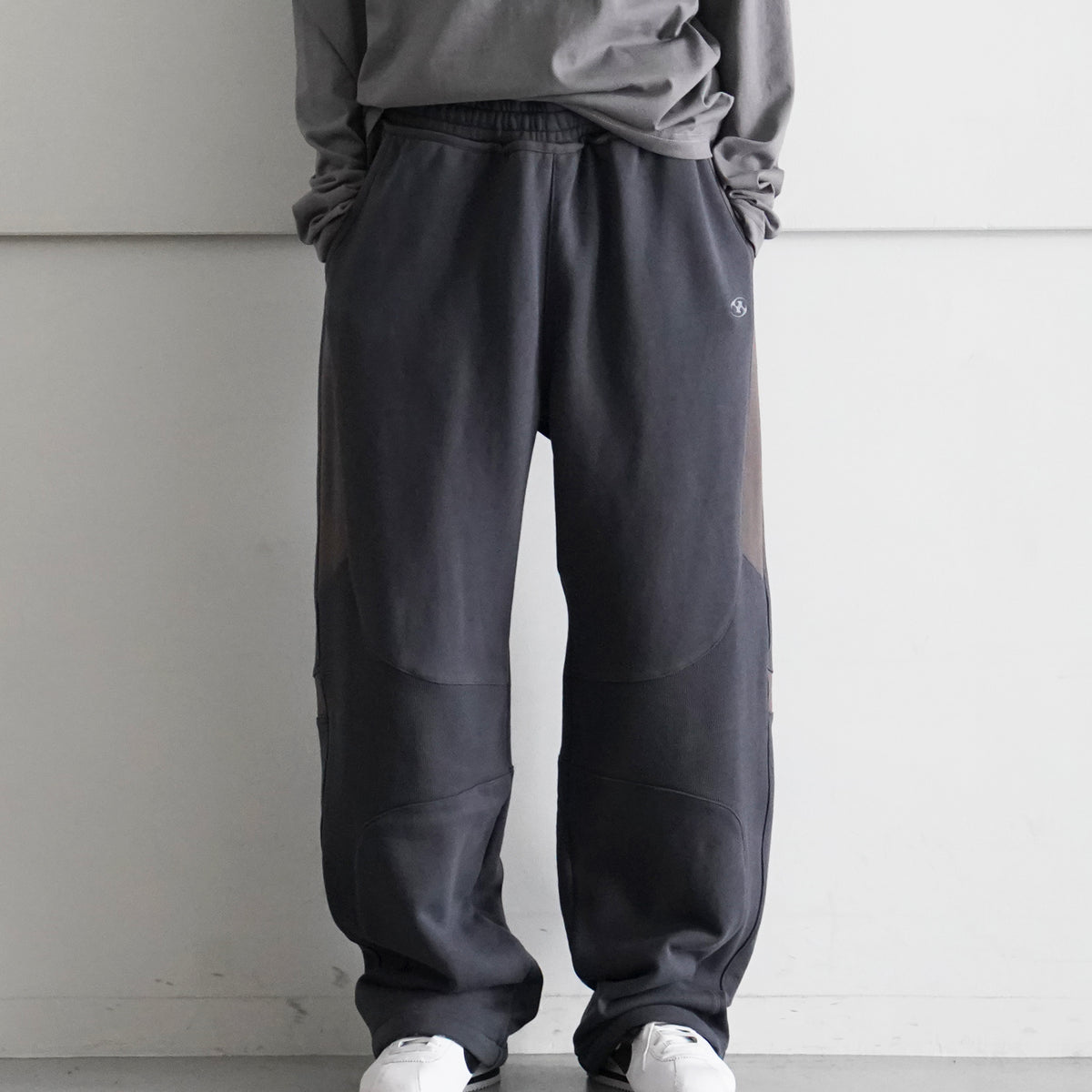 SAN SAN GEAR OBLIQUE SWEAT PANTS 