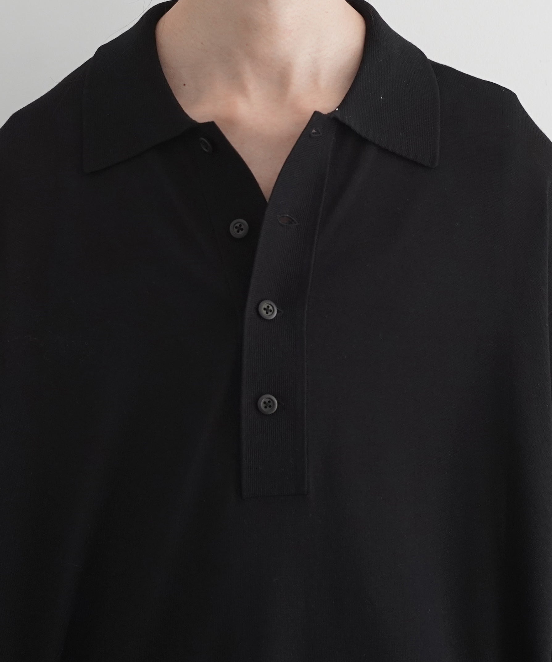 crepuscule S/s polo "BLACK"