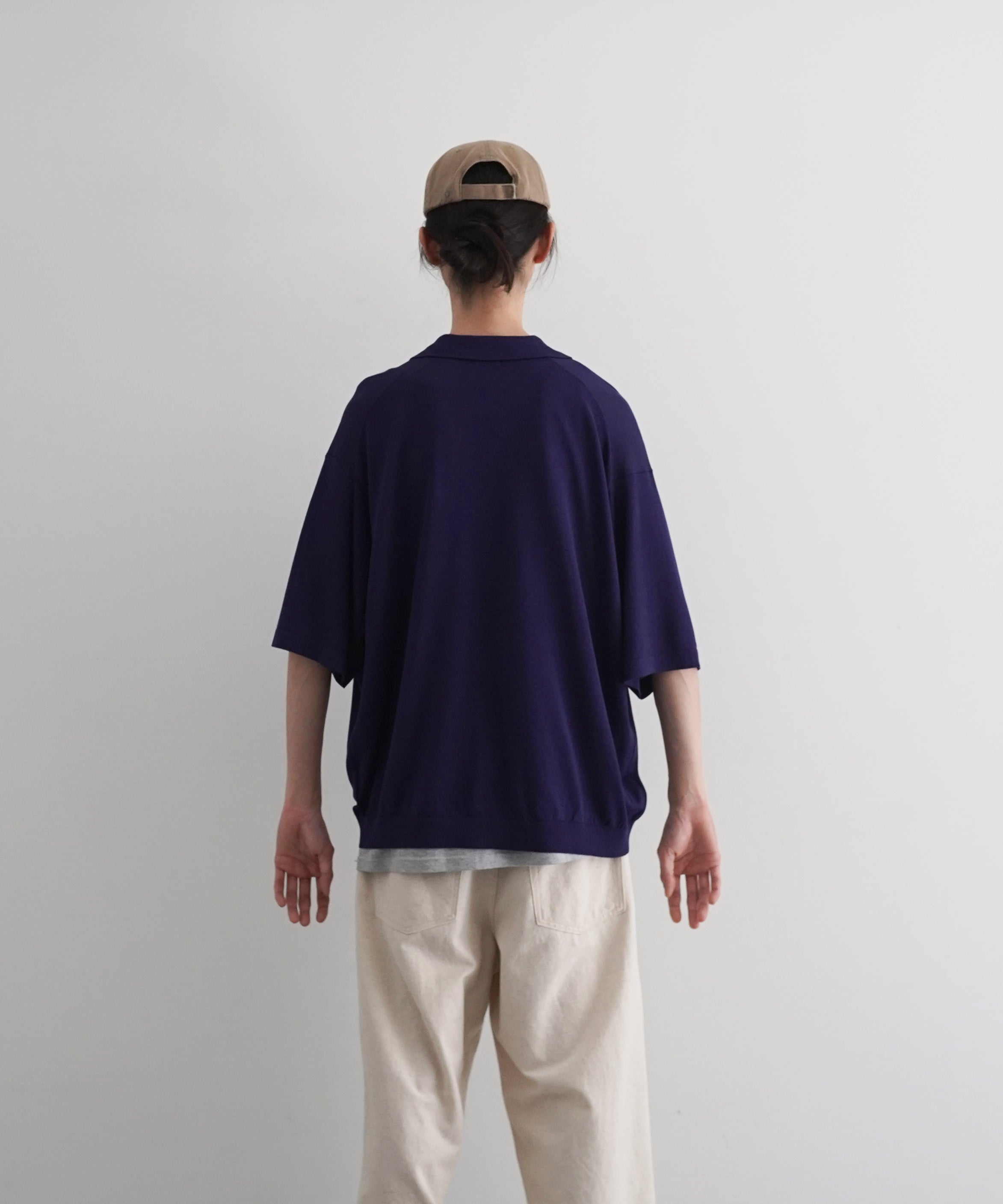 crepuscule S/s polo "BLUE"