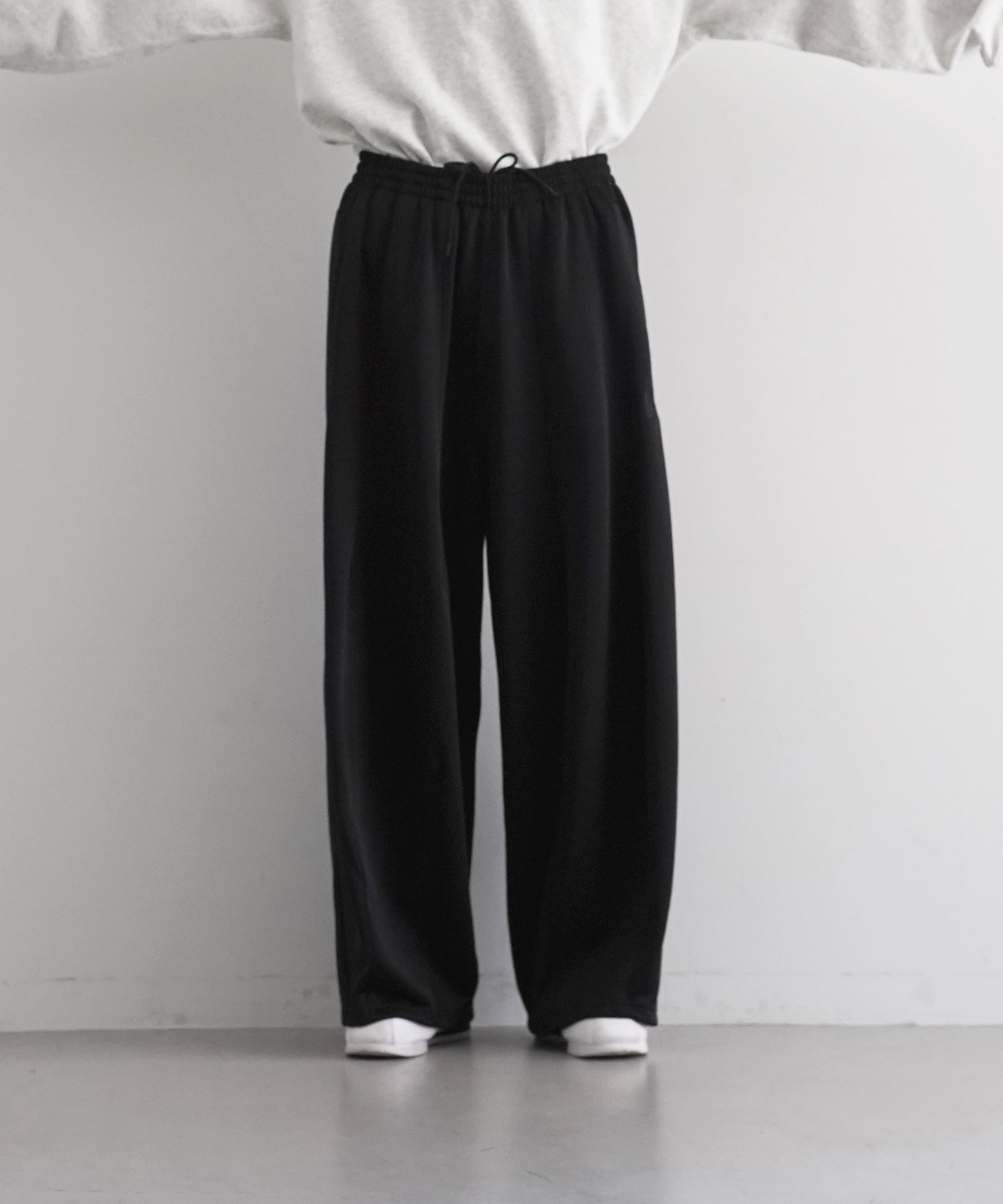 NEEDLES H.d. sweat pant - bright jersey "BLACK"