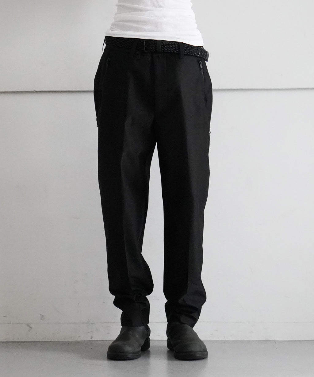 SHIDEN【シデン】zipped pocket trouser - poly serge 