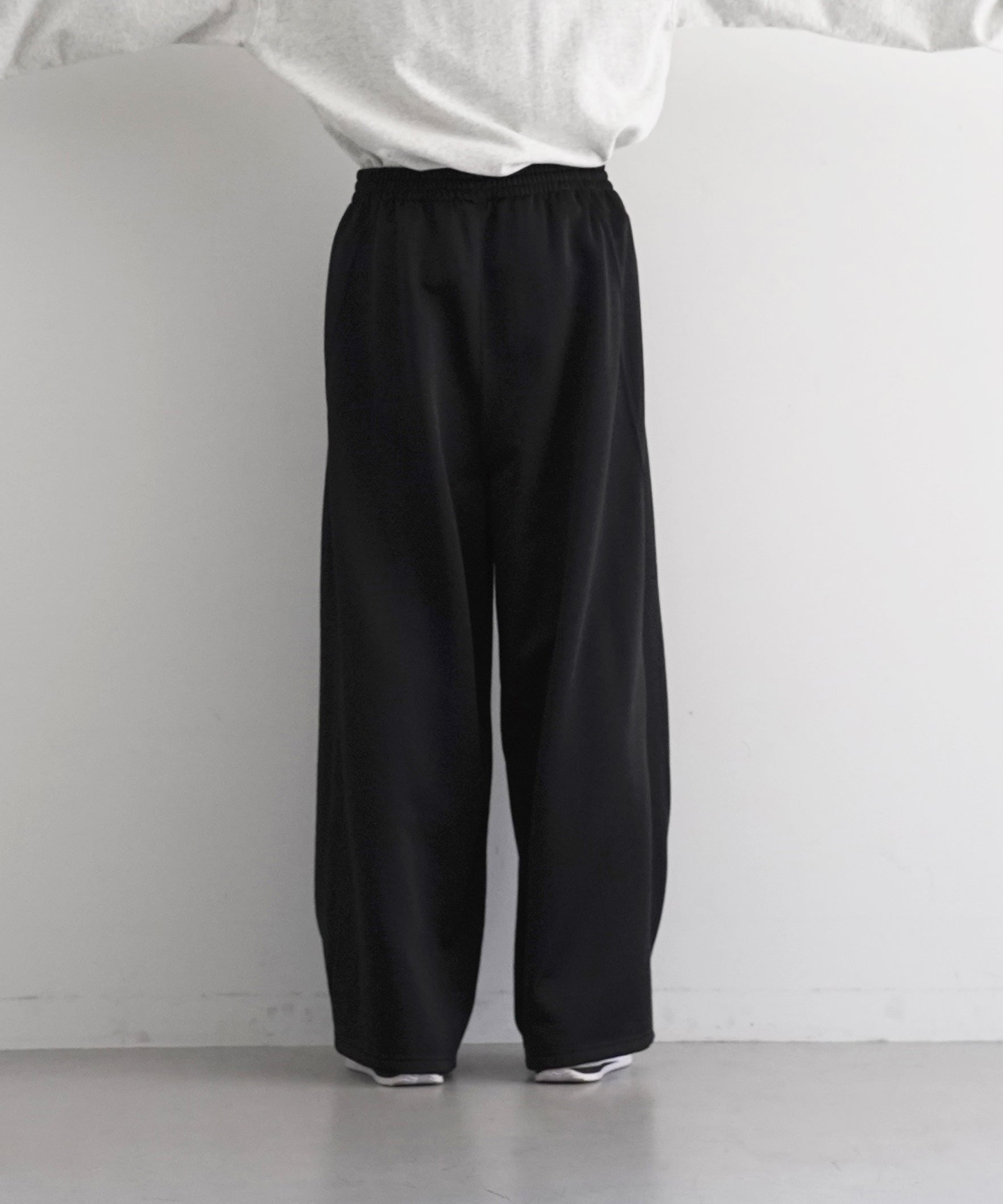 NEEDLES H.d. sweat pant - bright jersey "BLACK"