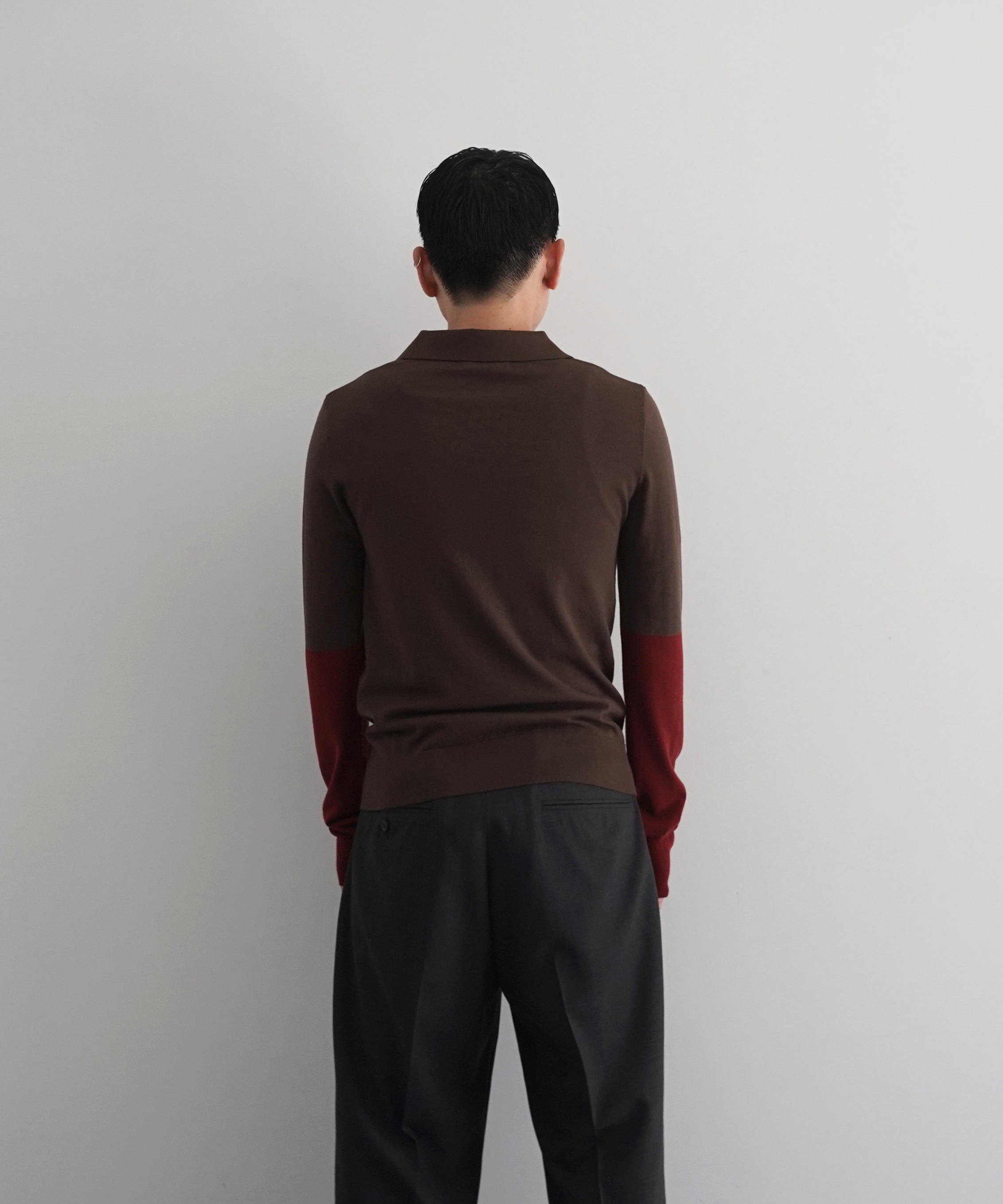 entire studios Split sleeve polo "RUSSULA"
