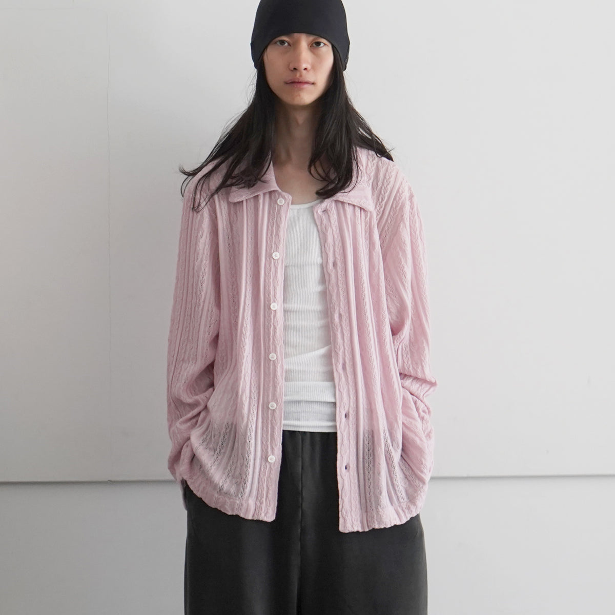 Sefr RIKU SHIRT FINE CREAM MERINO