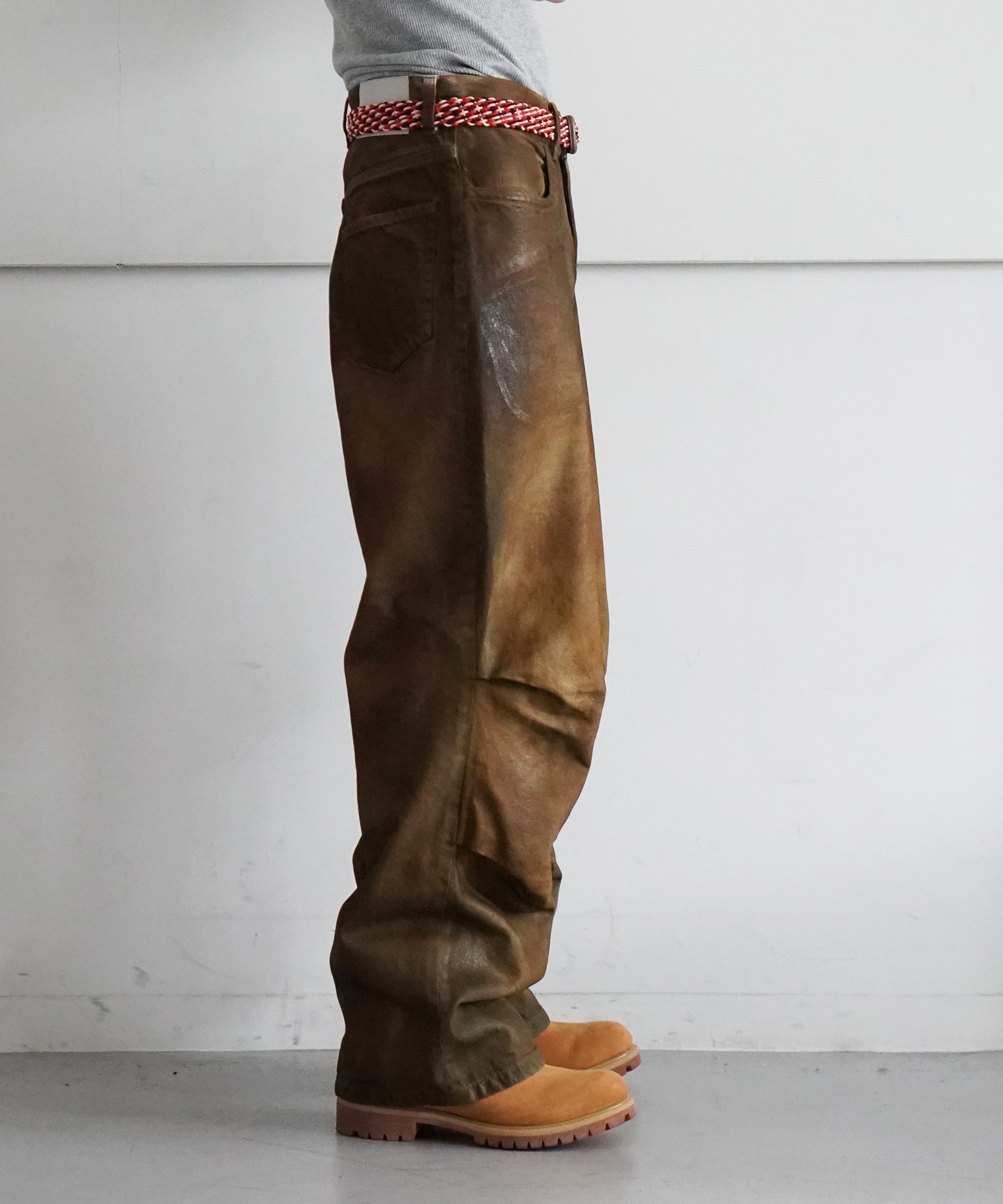 ICE & TECHNO COATING ARMY DENIM "BROWN"