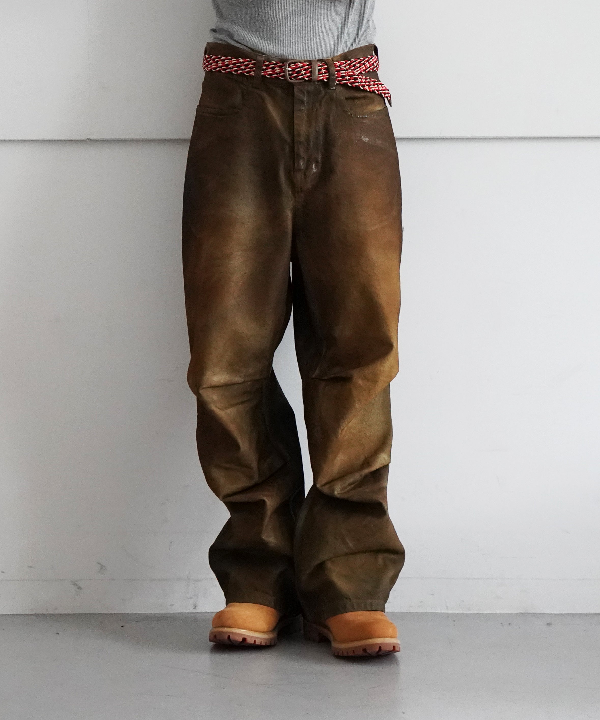 ICE & TECHNO COATING ARMY DENIM "BROWN"