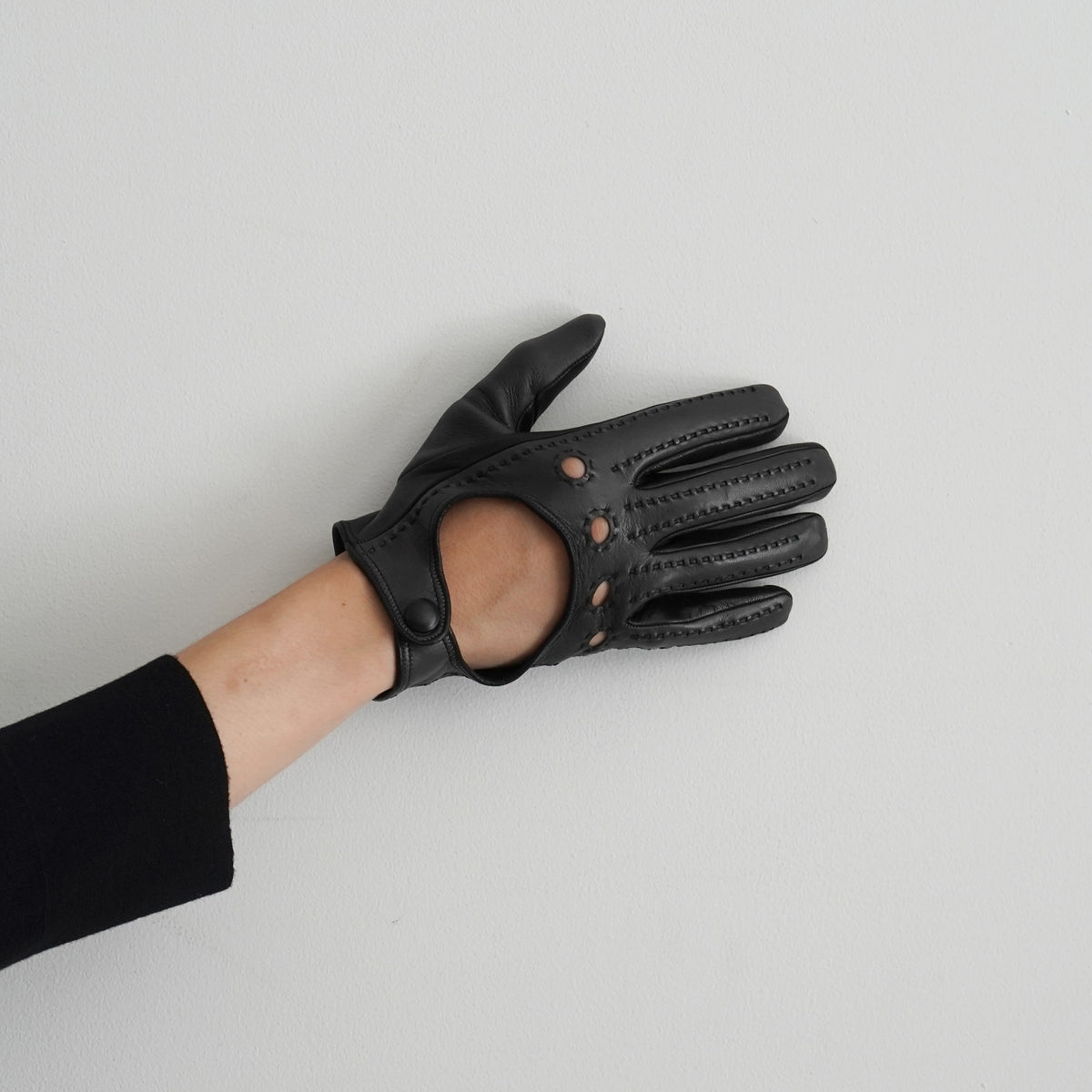 新品 23FW Omar Afridi レザーグローブ Omar Afridi - 【再販売通知受付可能】Curved Gloves(BLACK