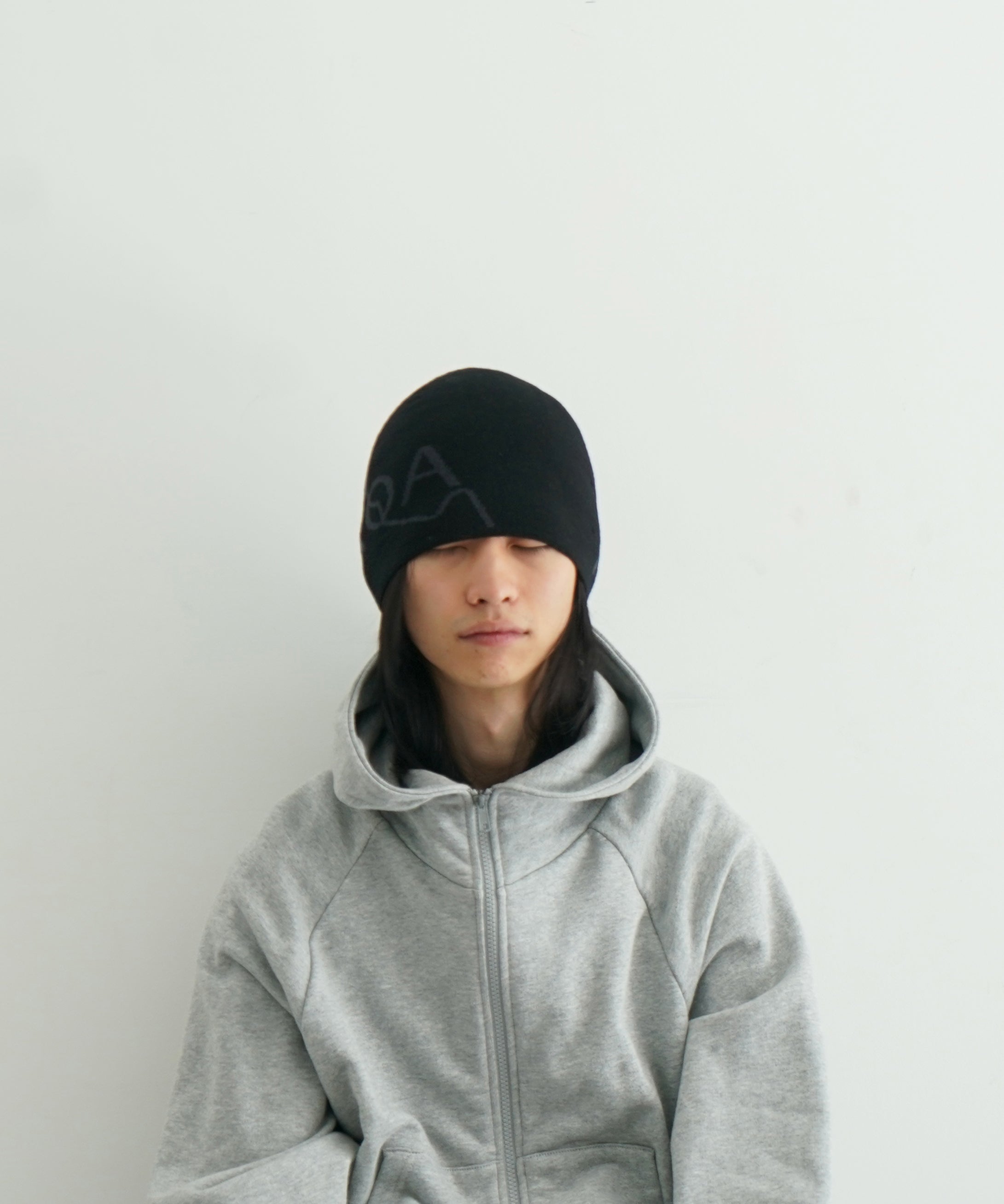 ROA Logo wool beanie "BLACK"