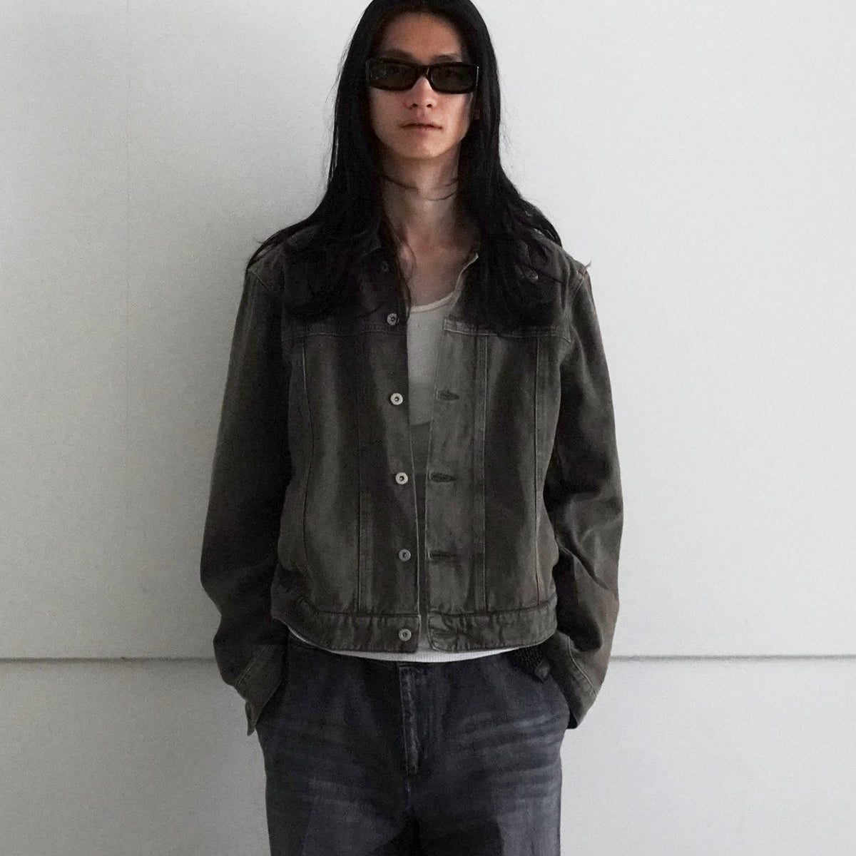 Omar Afridi【オマールアフリディ】axes denim jacket 