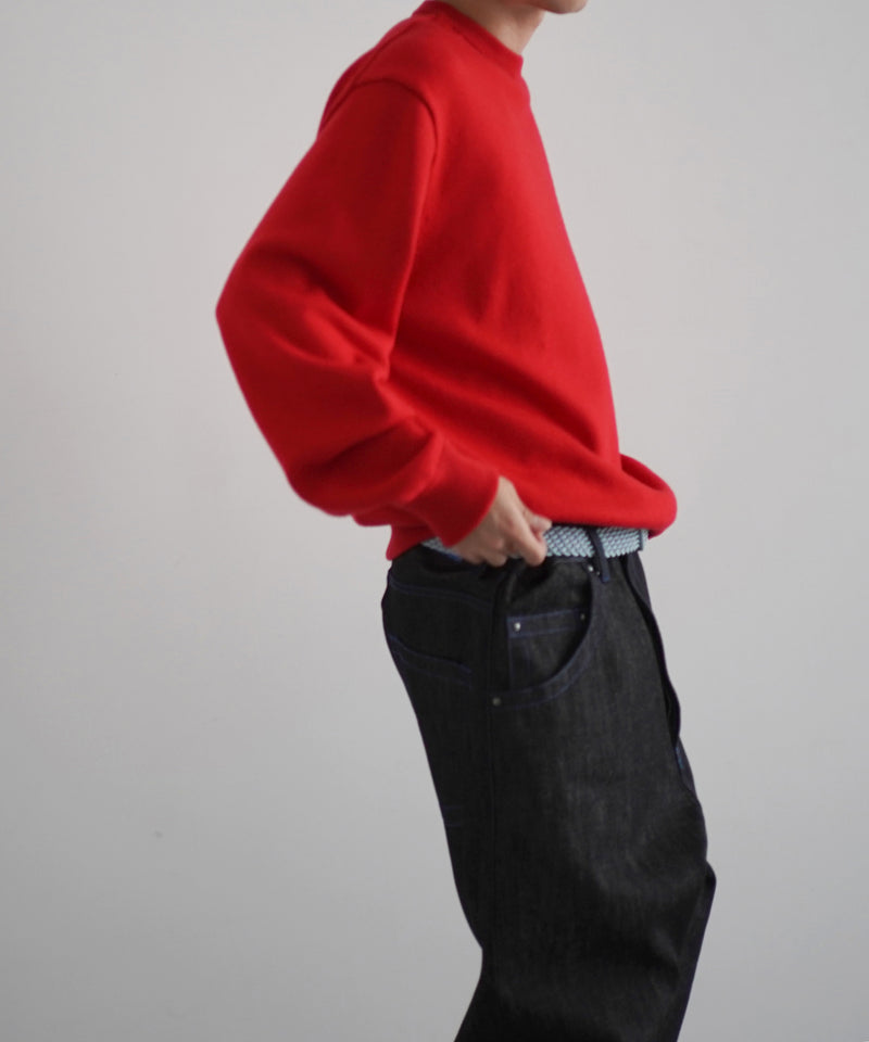 DIGAWEL Extrafine merino wool sweater "RED"