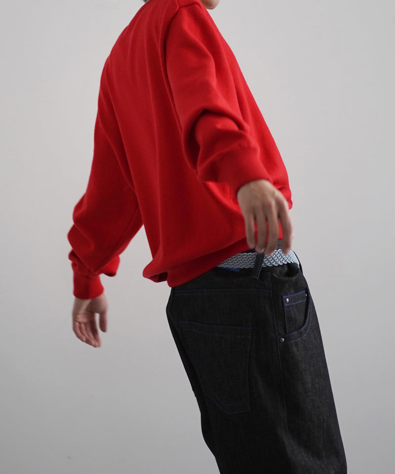 DIGAWEL Extrafine merino wool sweater "RED"
